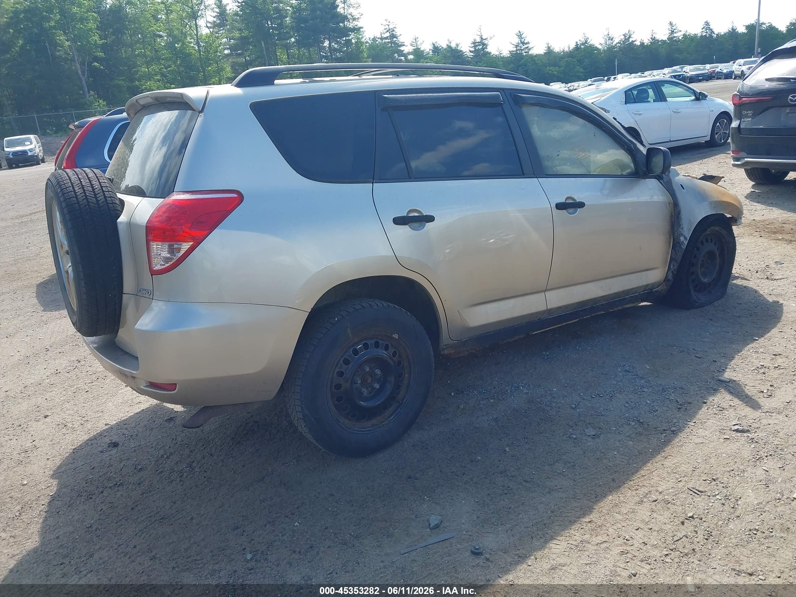 2007 Toyota Rav4 Gold vin: JTMBD33V676032898