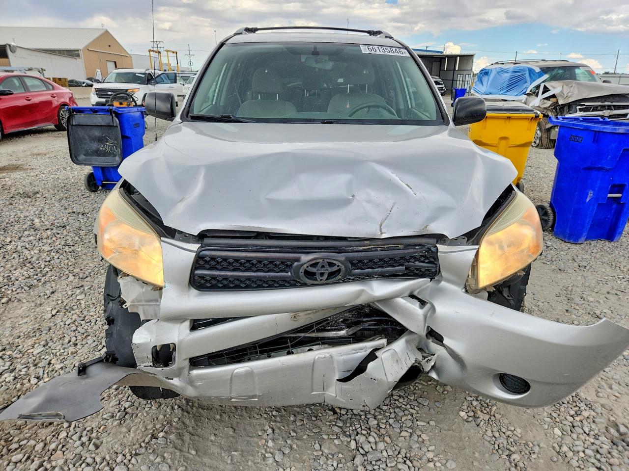 2007 Toyota Rav4 Base Silver vin: JTMBD33V676035381