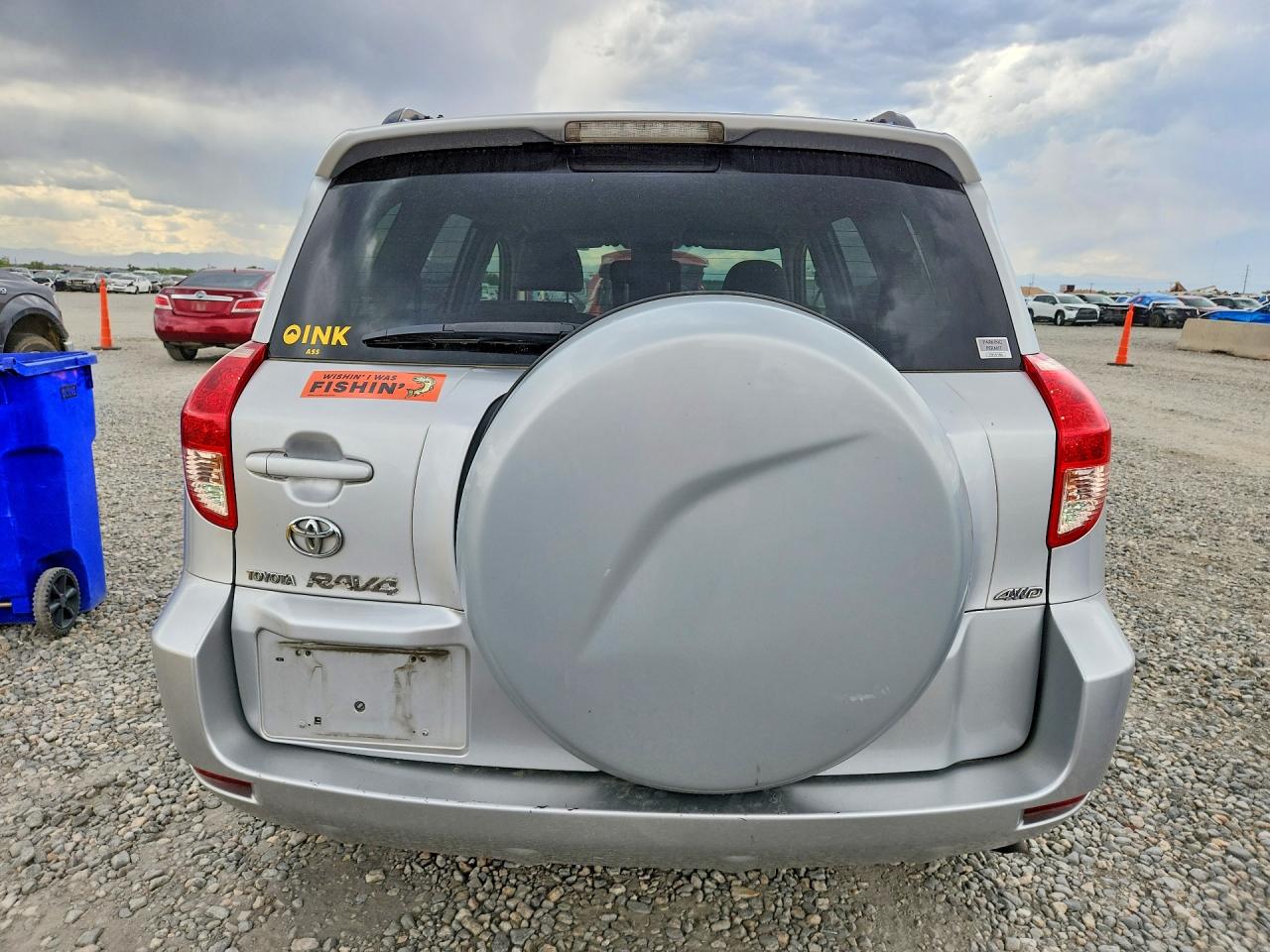2007 Toyota Rav4 Base Silver vin: JTMBD33V676035381