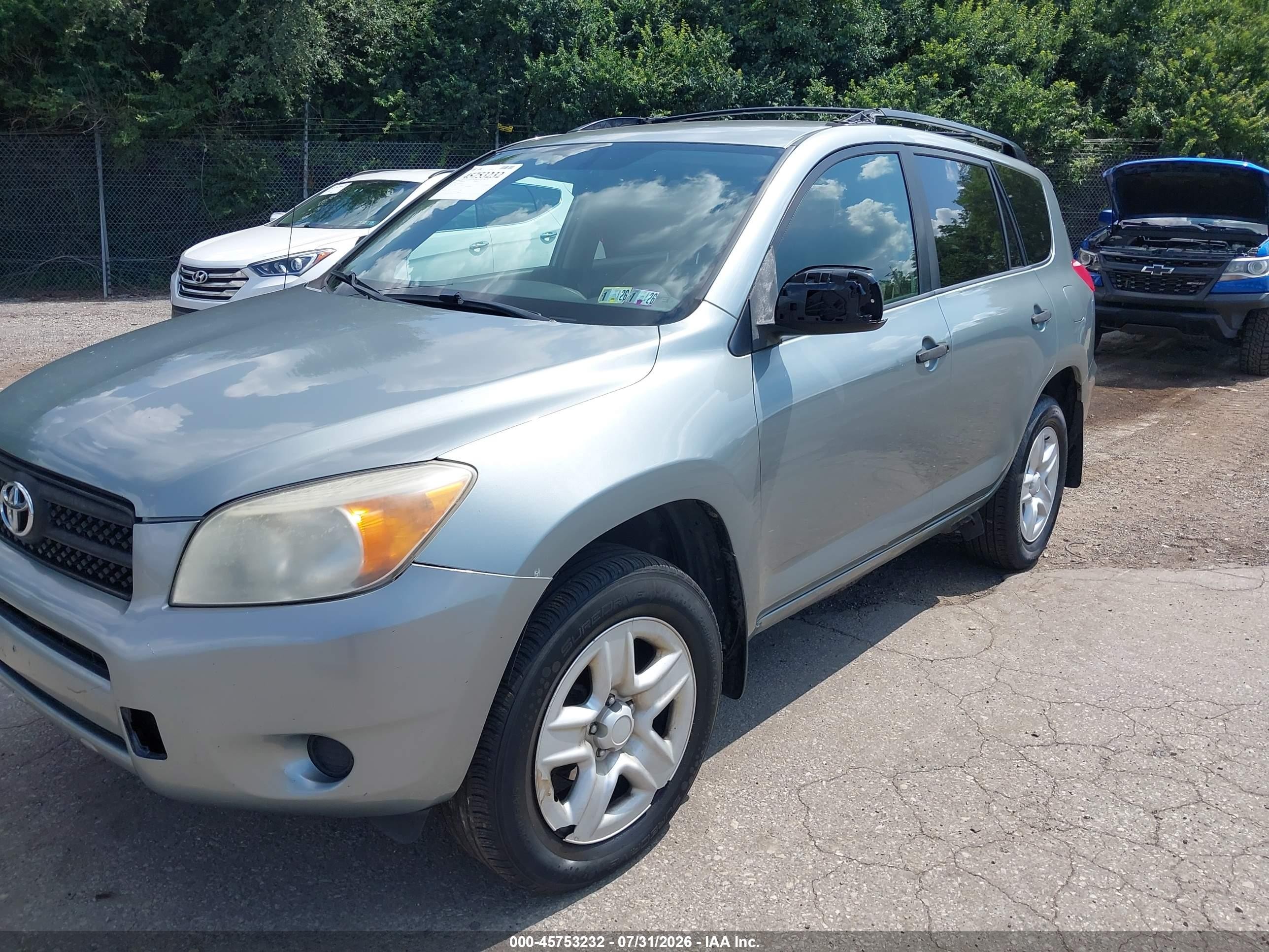 2007 Toyota Rav4   Blue vin: JTMBD33V676043755