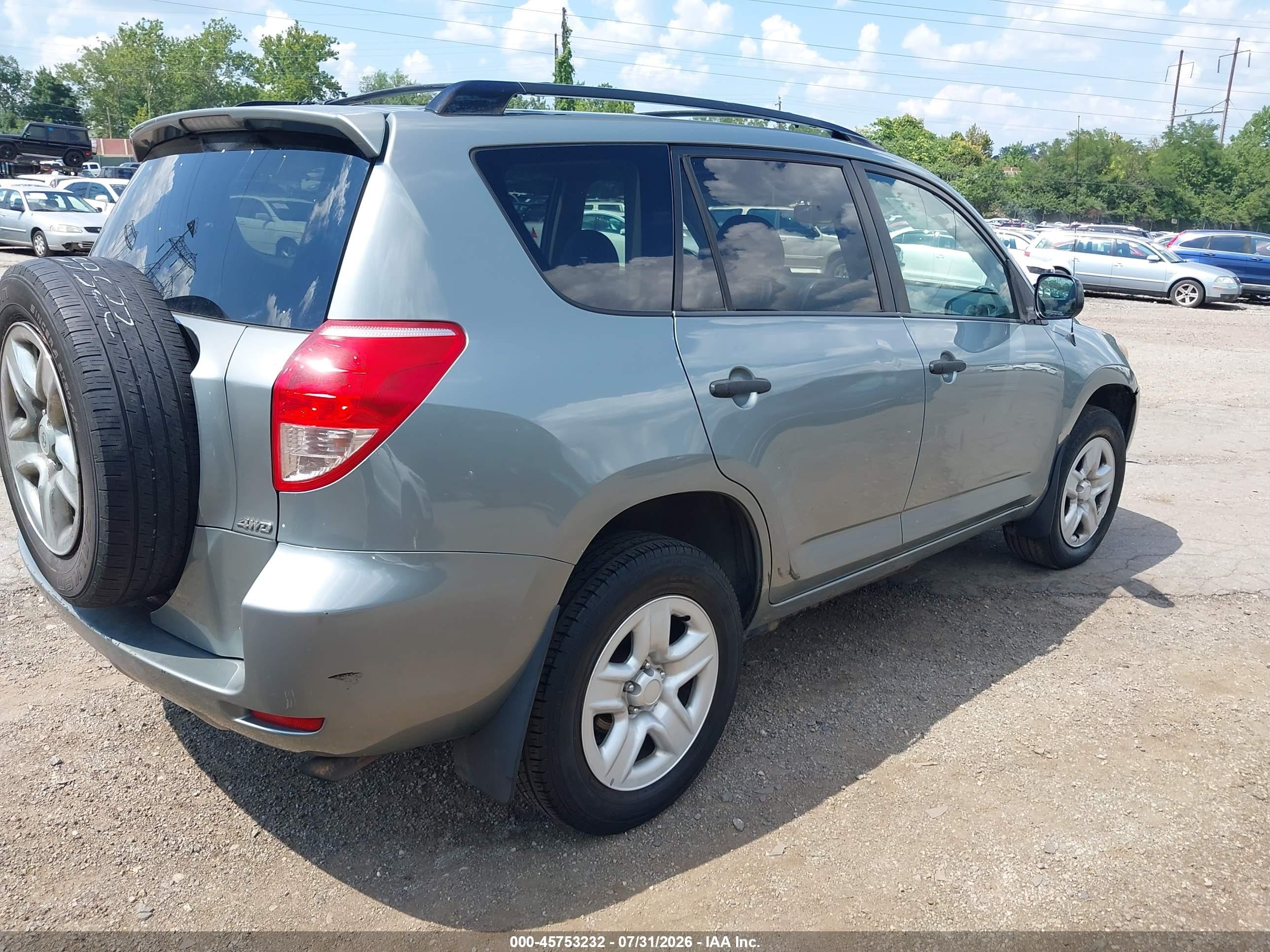 2007 Toyota Rav4   Blue vin: JTMBD33V676043755