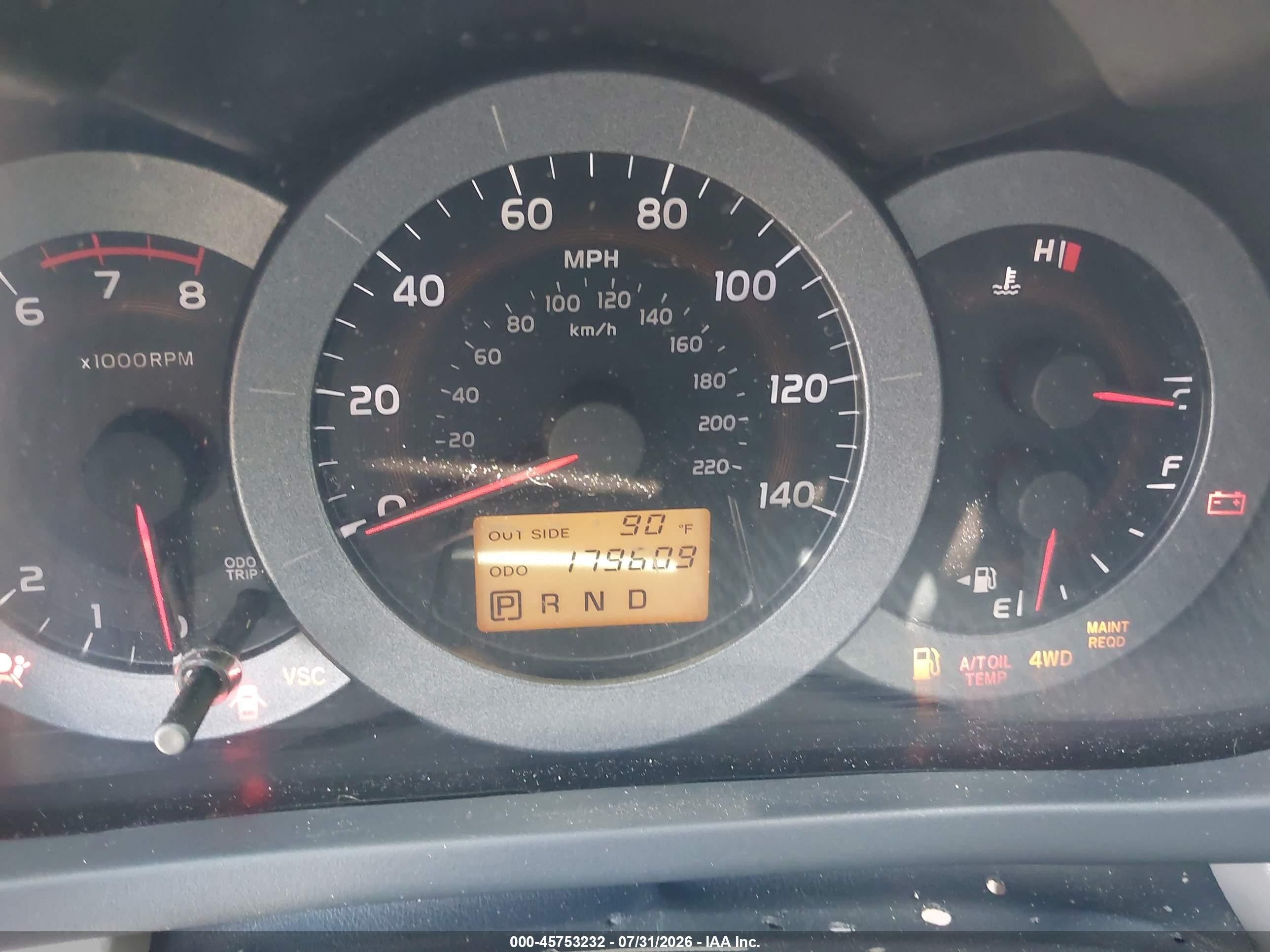 2007 Toyota Rav4   Blue vin: JTMBD33V676043755