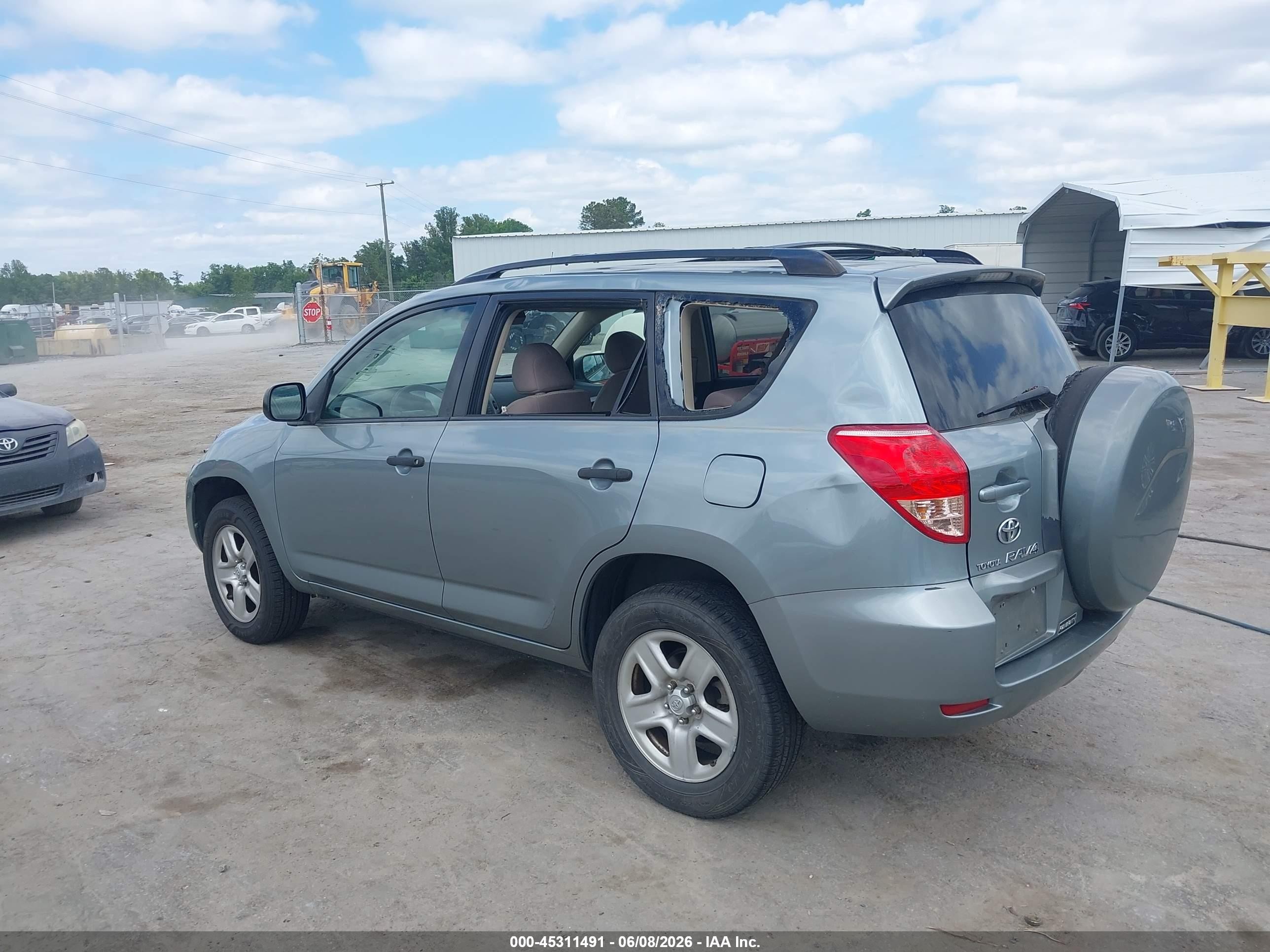 2007 Toyota Rav4   Light Blue vin: JTMBD33V676049071