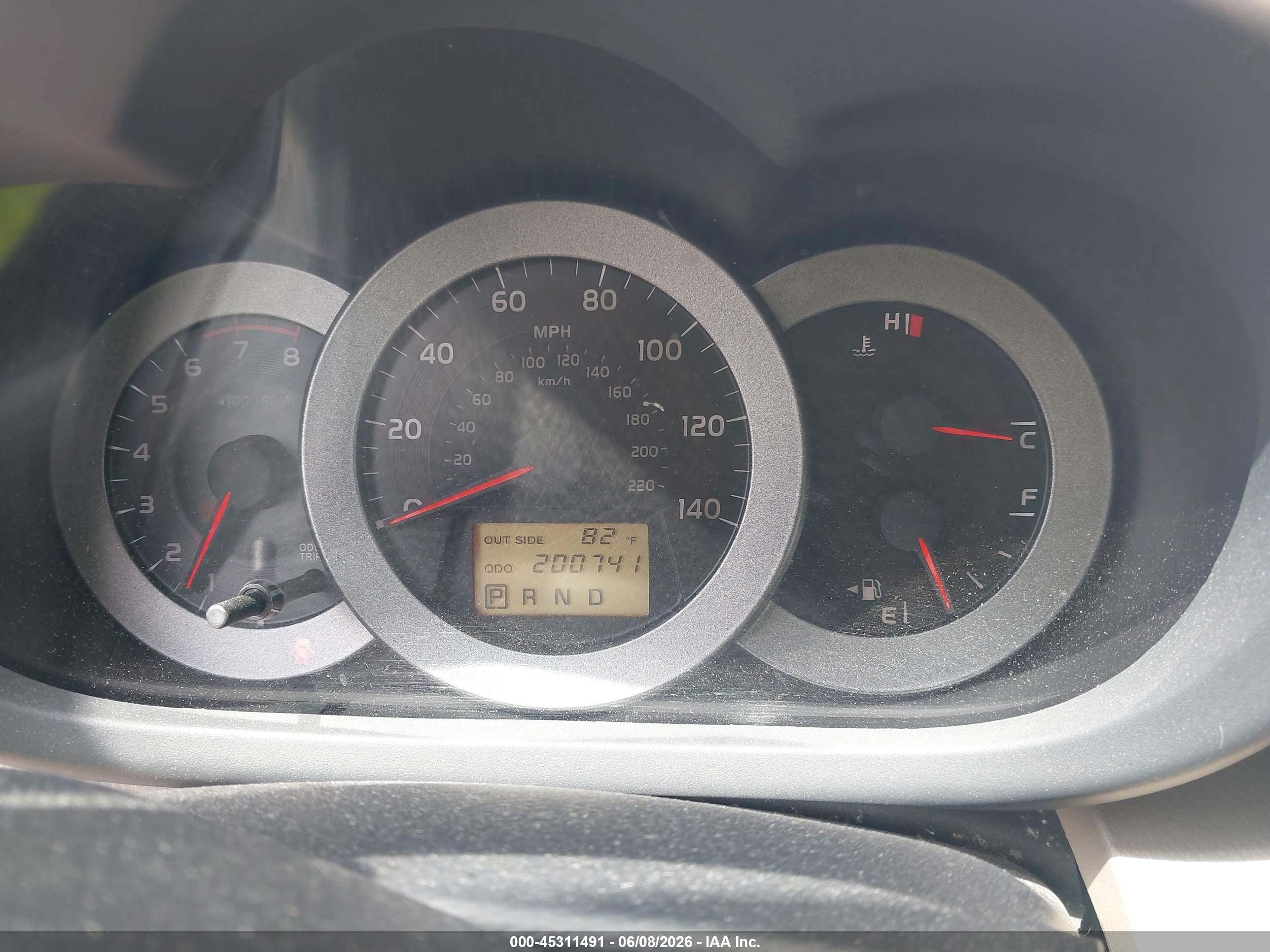 2007 Toyota Rav4   Light Blue vin: JTMBD33V676049071