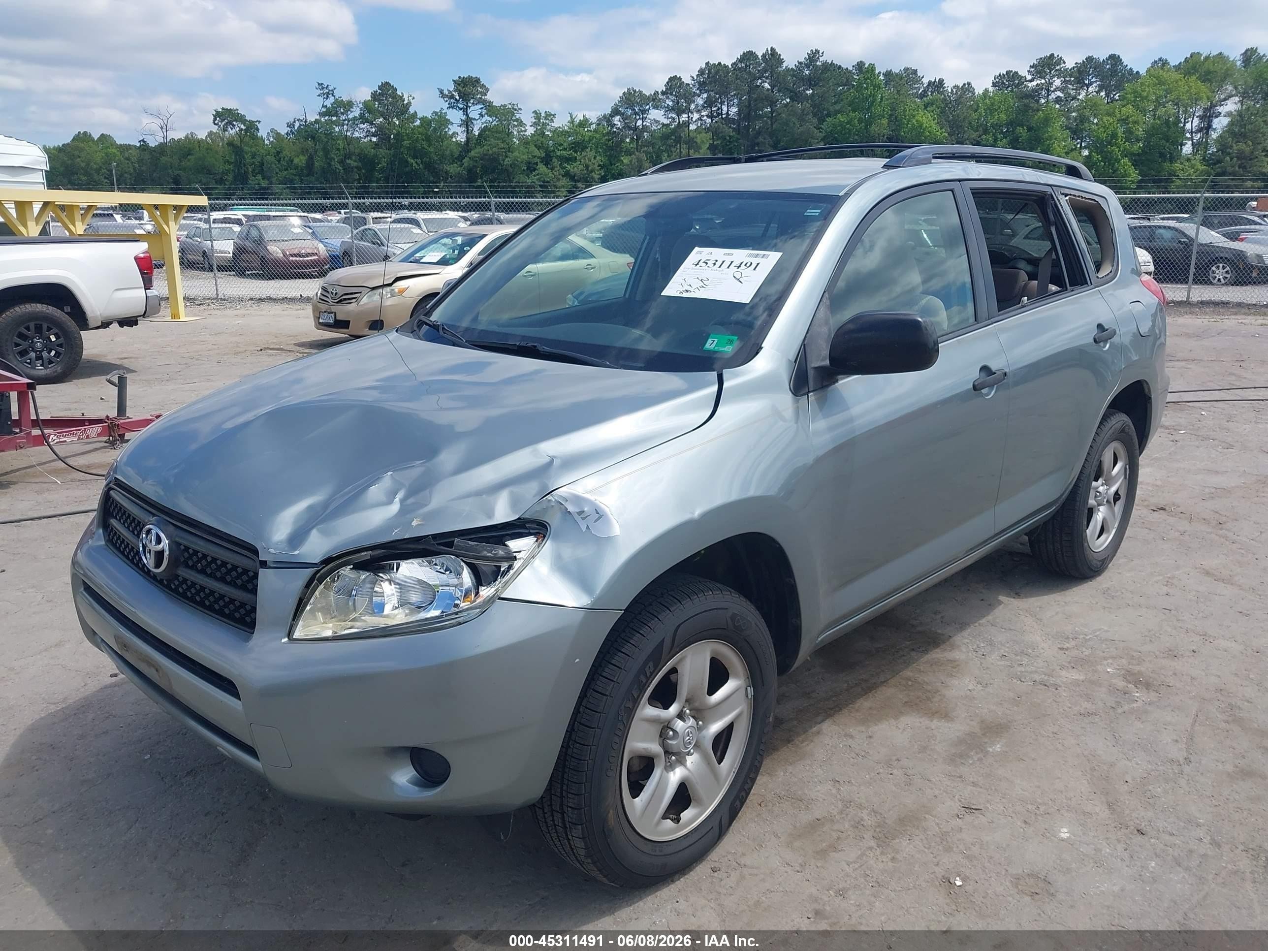 2007 Toyota Rav4   Light Blue vin: JTMBD33V676049071