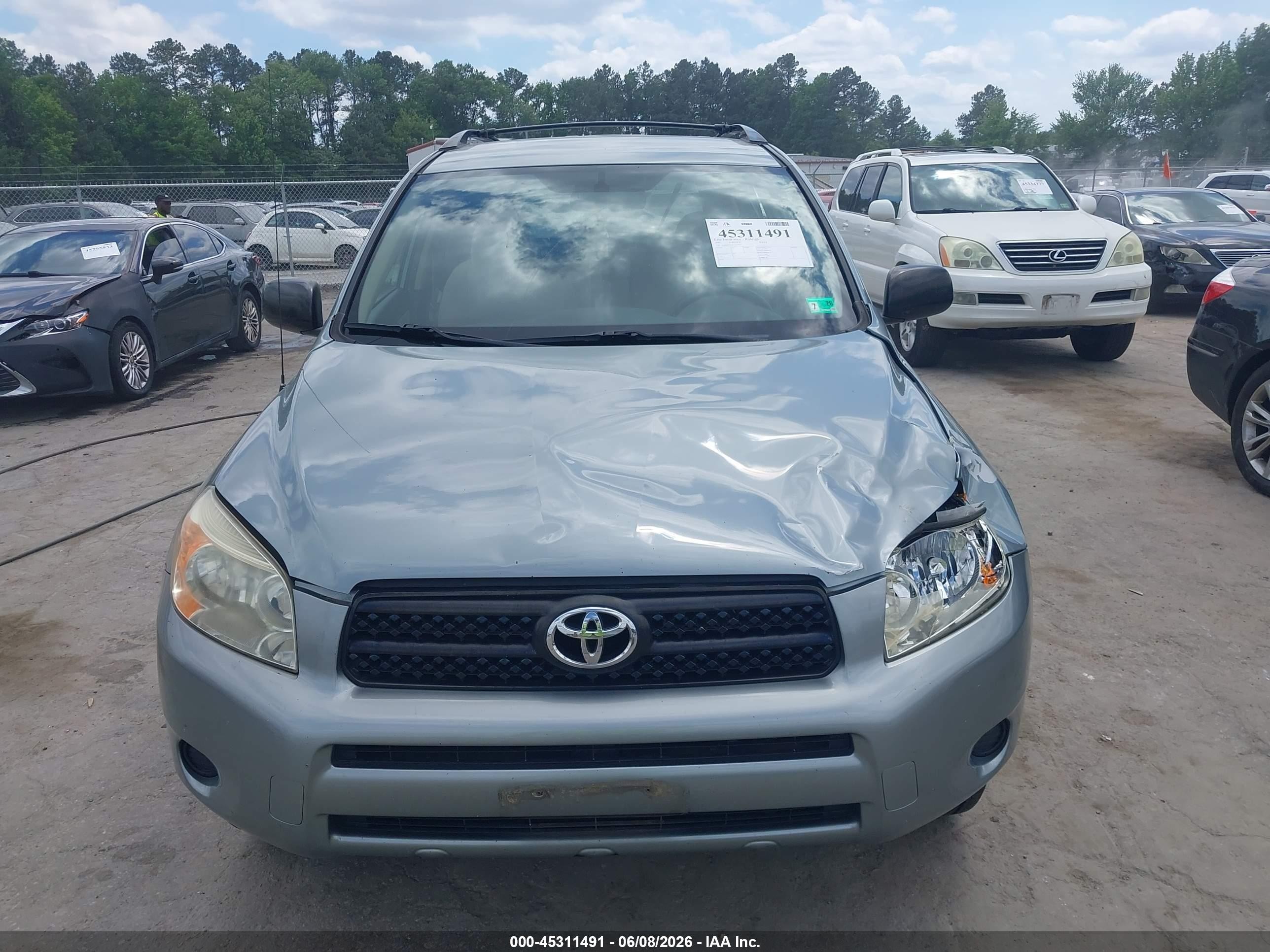 2007 Toyota Rav4   Light Blue vin: JTMBD33V676049071