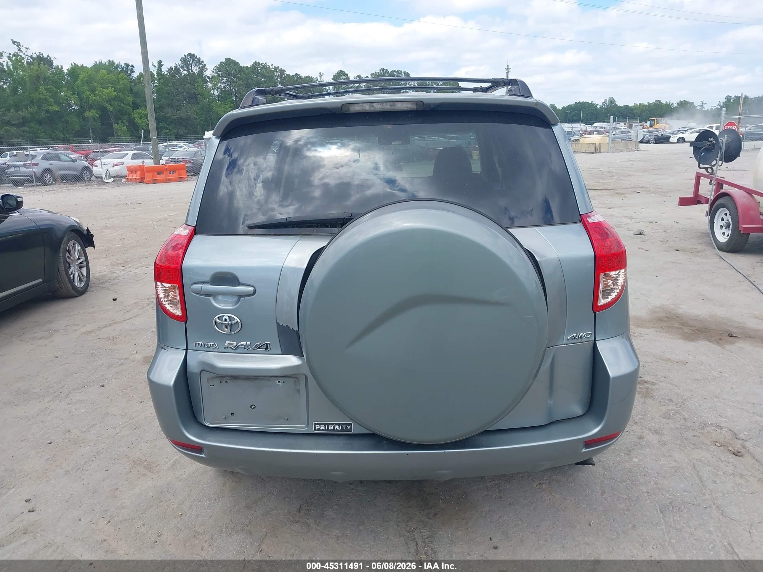 2007 Toyota Rav4   Light Blue vin: JTMBD33V676049071