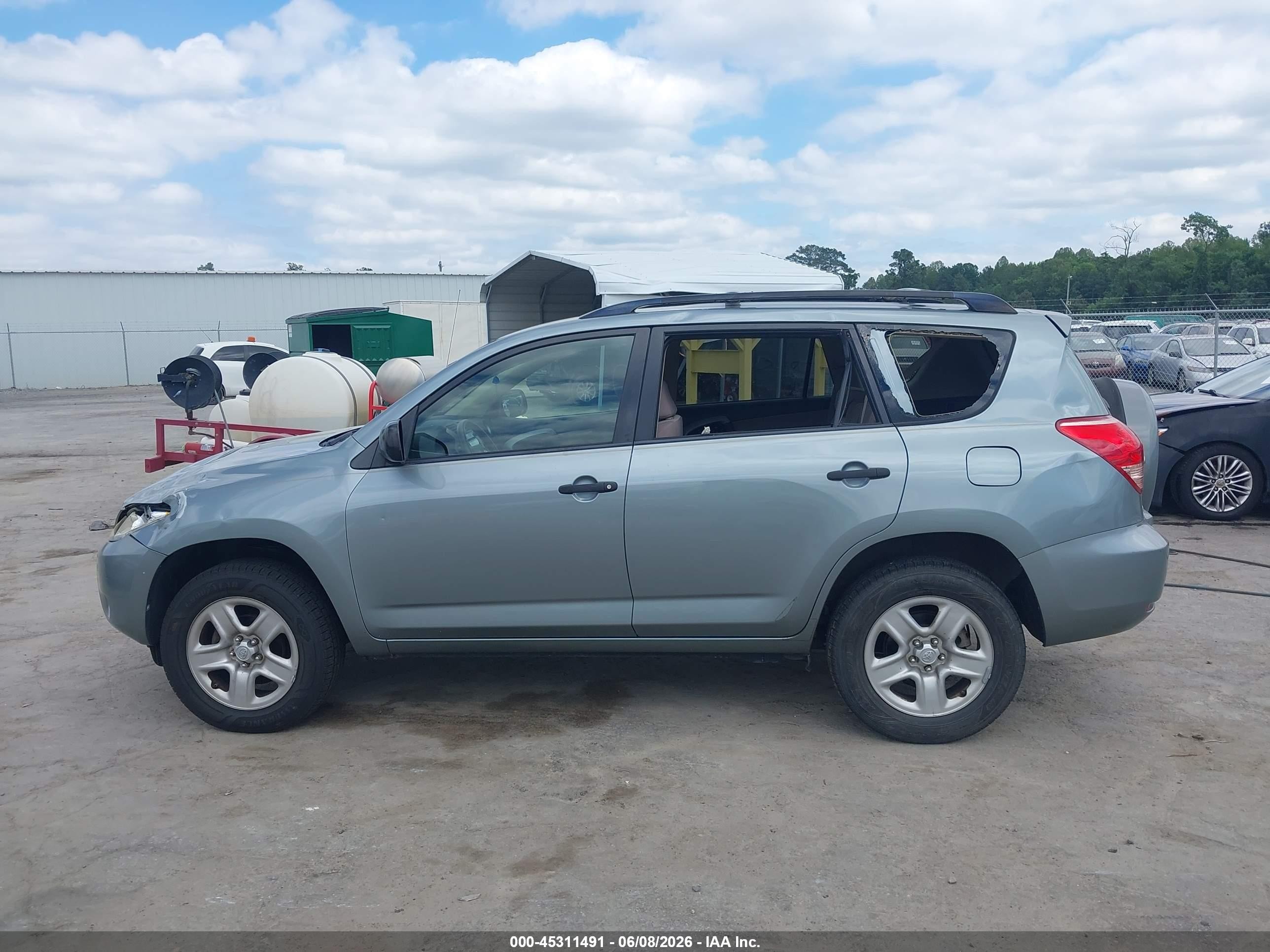 2007 Toyota Rav4   Light Blue vin: JTMBD33V676049071