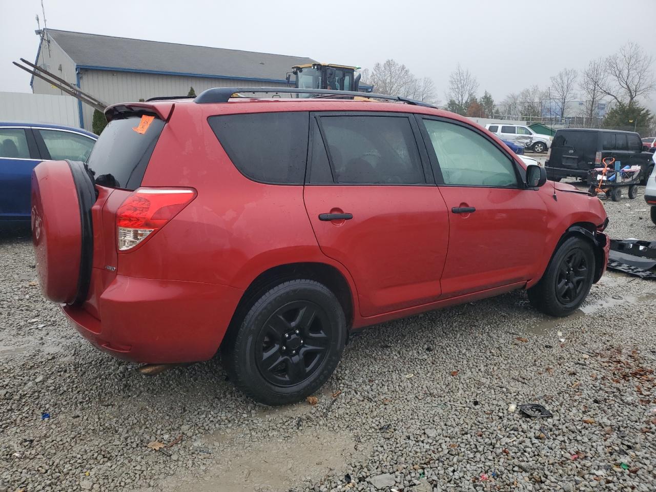 2008 Toyota Rav4 Base Red vin: JTMBD33V685211904