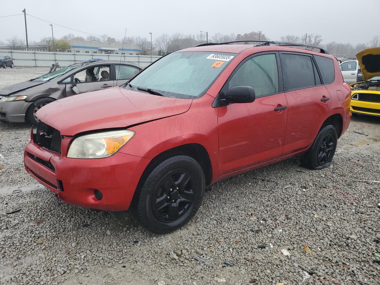 2008 Toyota Rav4 Base Red vin: JTMBD33V685211904