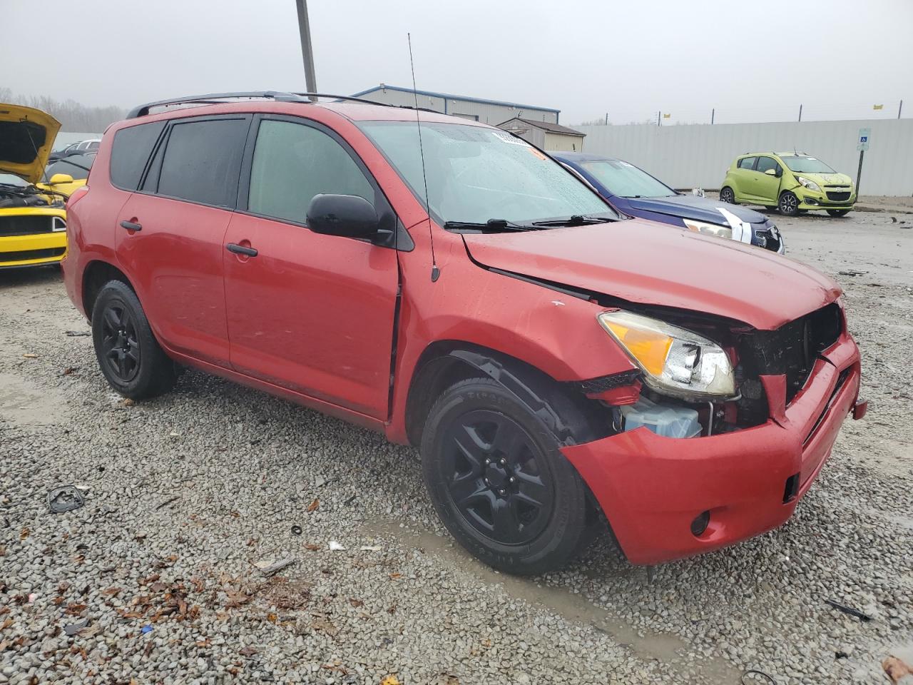 2008 Toyota Rav4 Base Red vin: JTMBD33V685211904