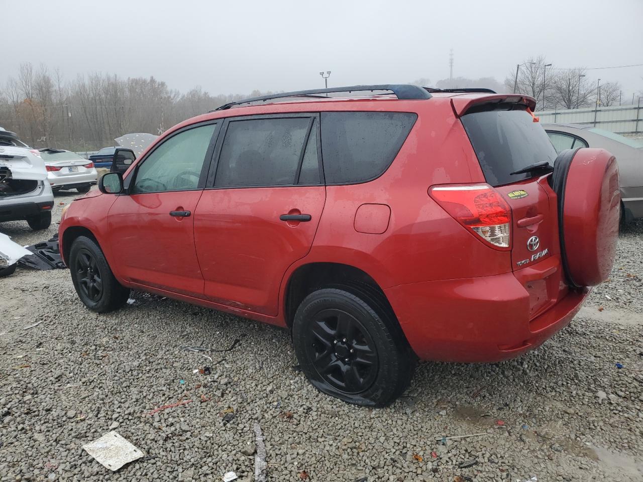 2008 Toyota Rav4 Base Red vin: JTMBD33V685211904