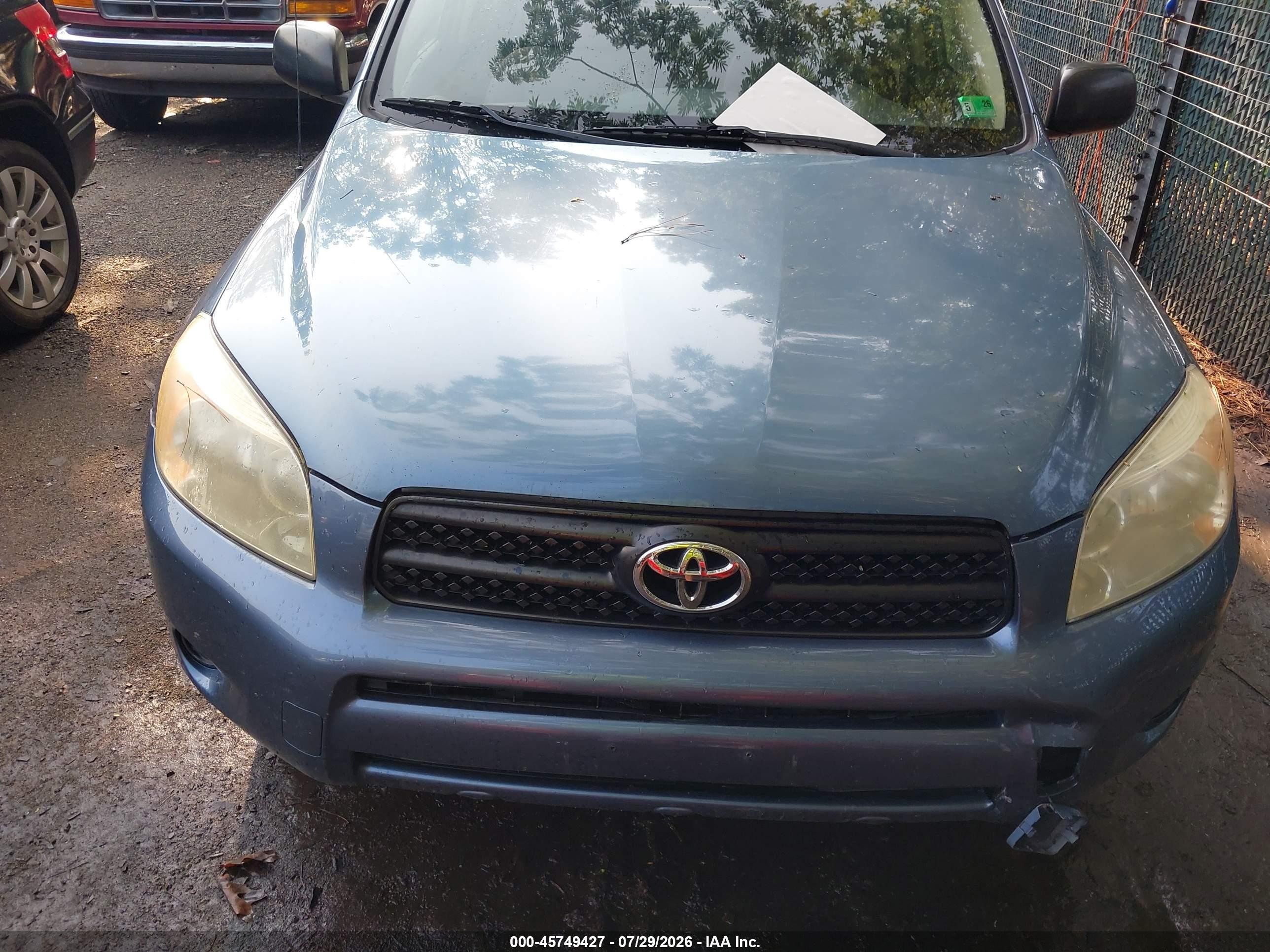 2006 Toyota Rav4   Light Blue vin: JTMBD33V765017346