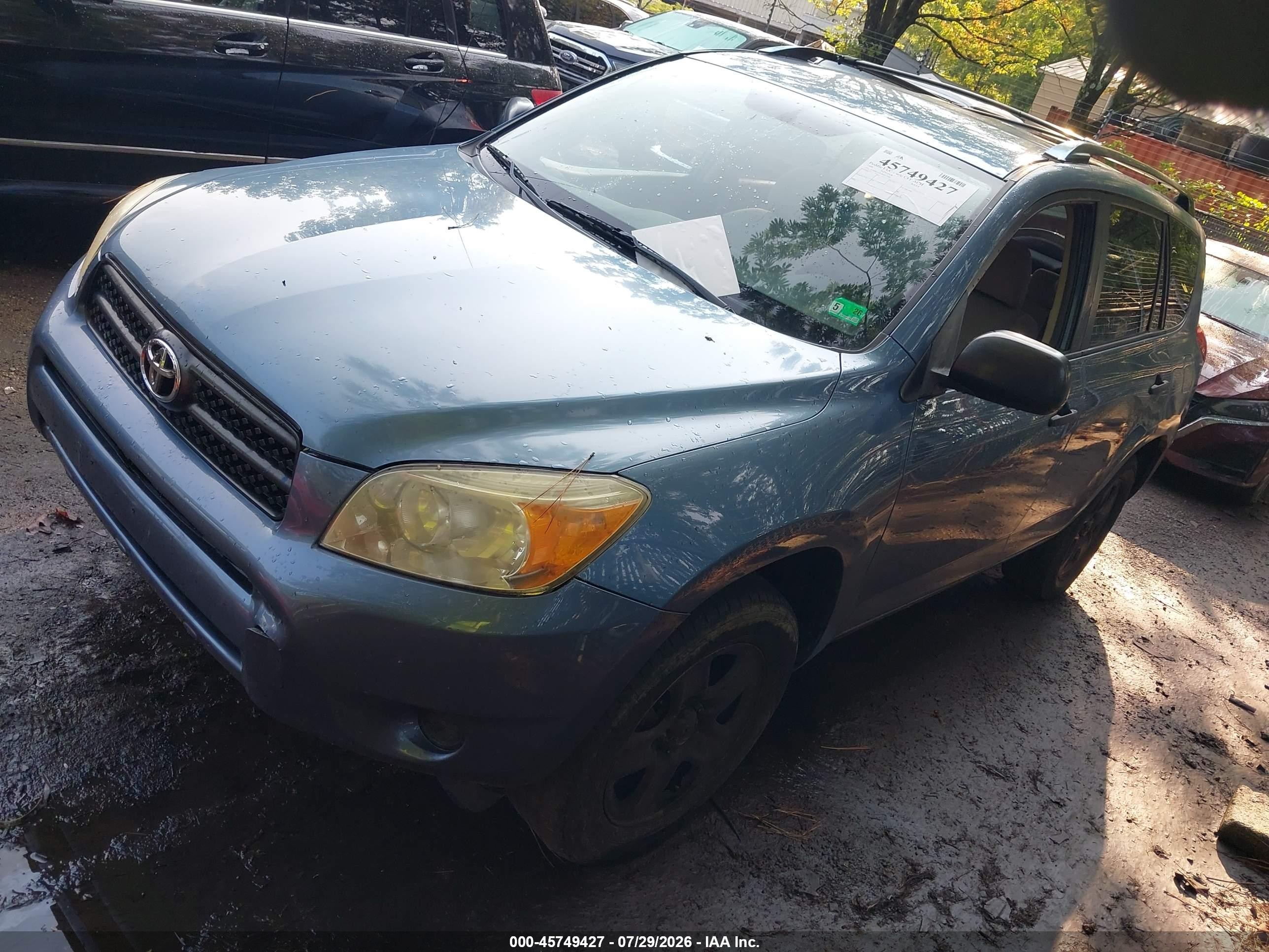2006 Toyota Rav4   Light Blue vin: JTMBD33V765017346