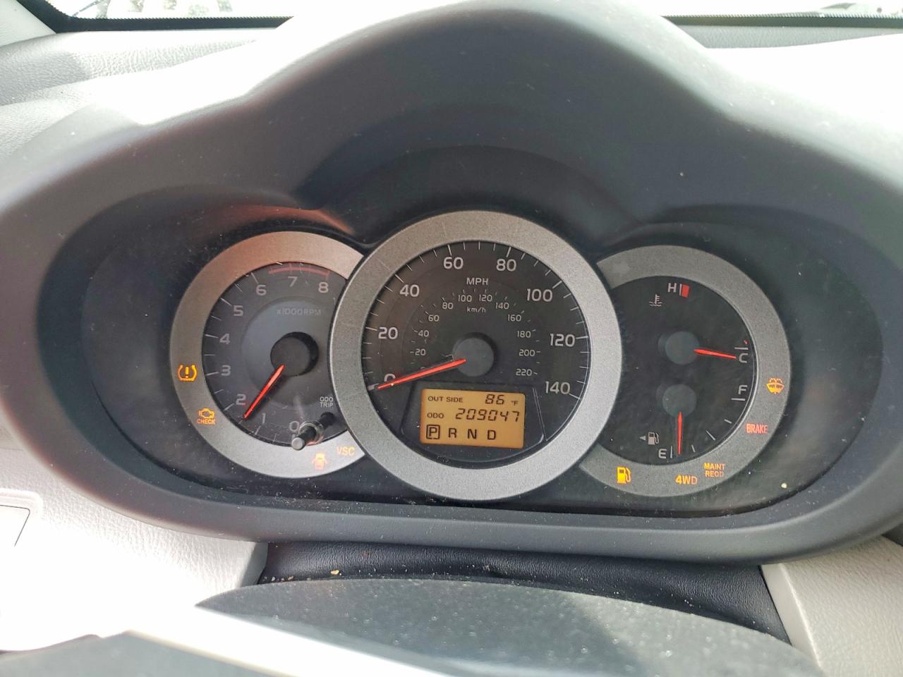 2007 Toyota Rav4 Base Blue vin: JTMBD33V775084465