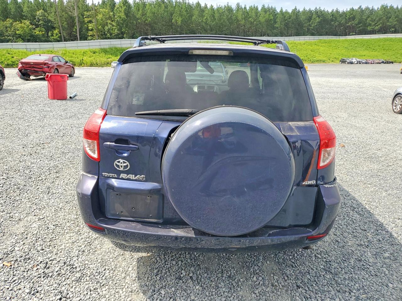 2007 Toyota Rav4 Base Blue vin: JTMBD33V775084465