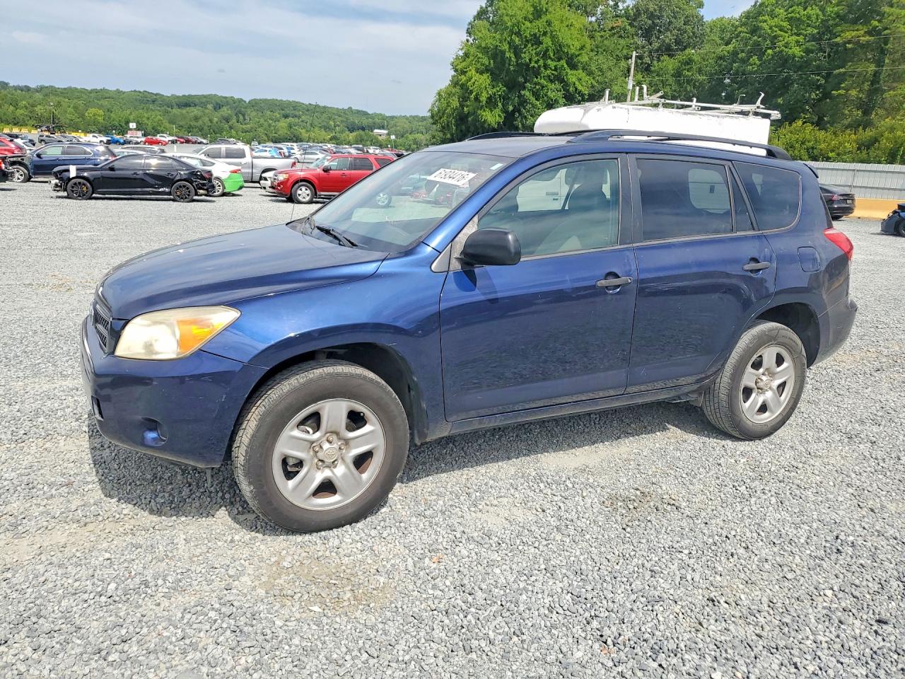 2007 Toyota Rav4 Base Blue vin: JTMBD33V775084465