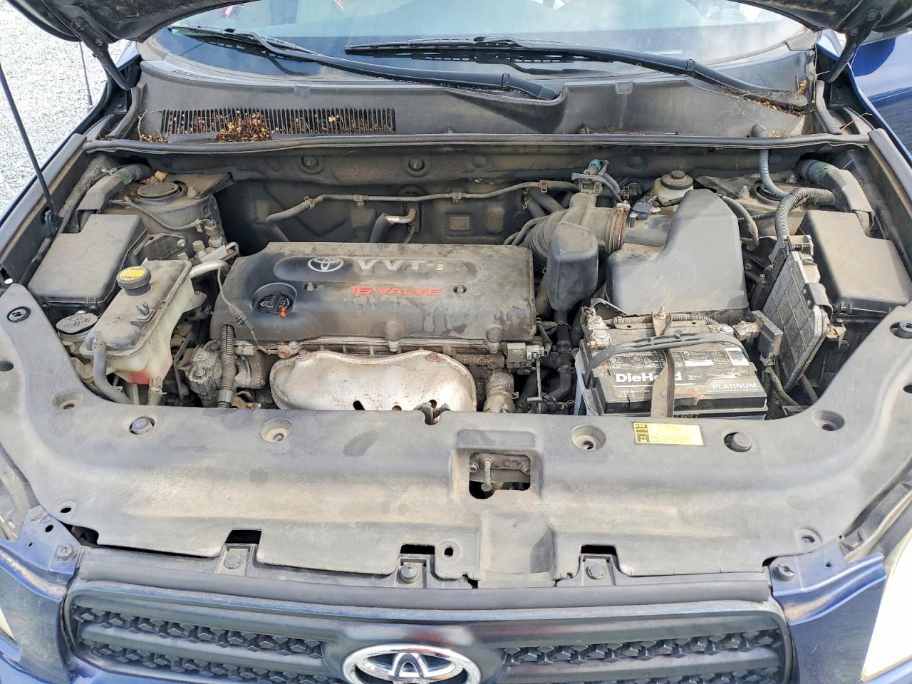 2007 Toyota Rav4 Base Blue vin: JTMBD33V775084465