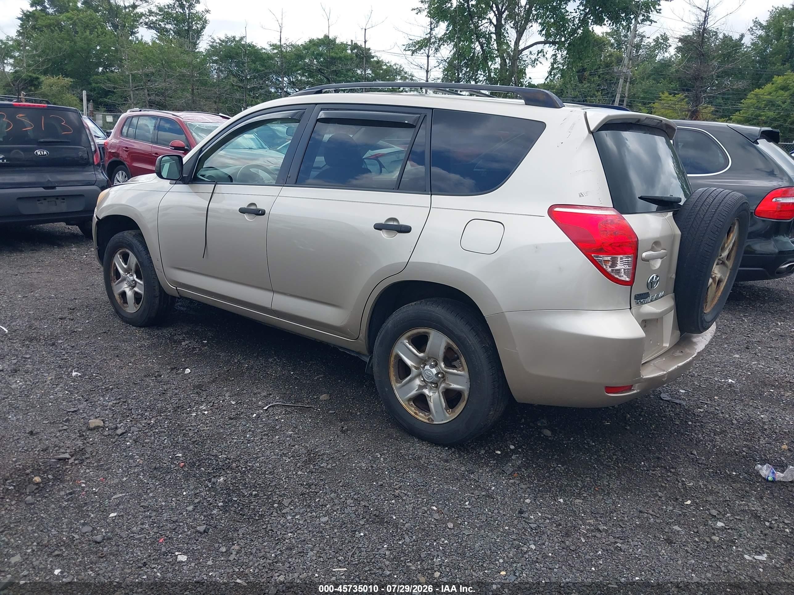 2007 Toyota Rav4   Gold vin: JTMBD33V775103774