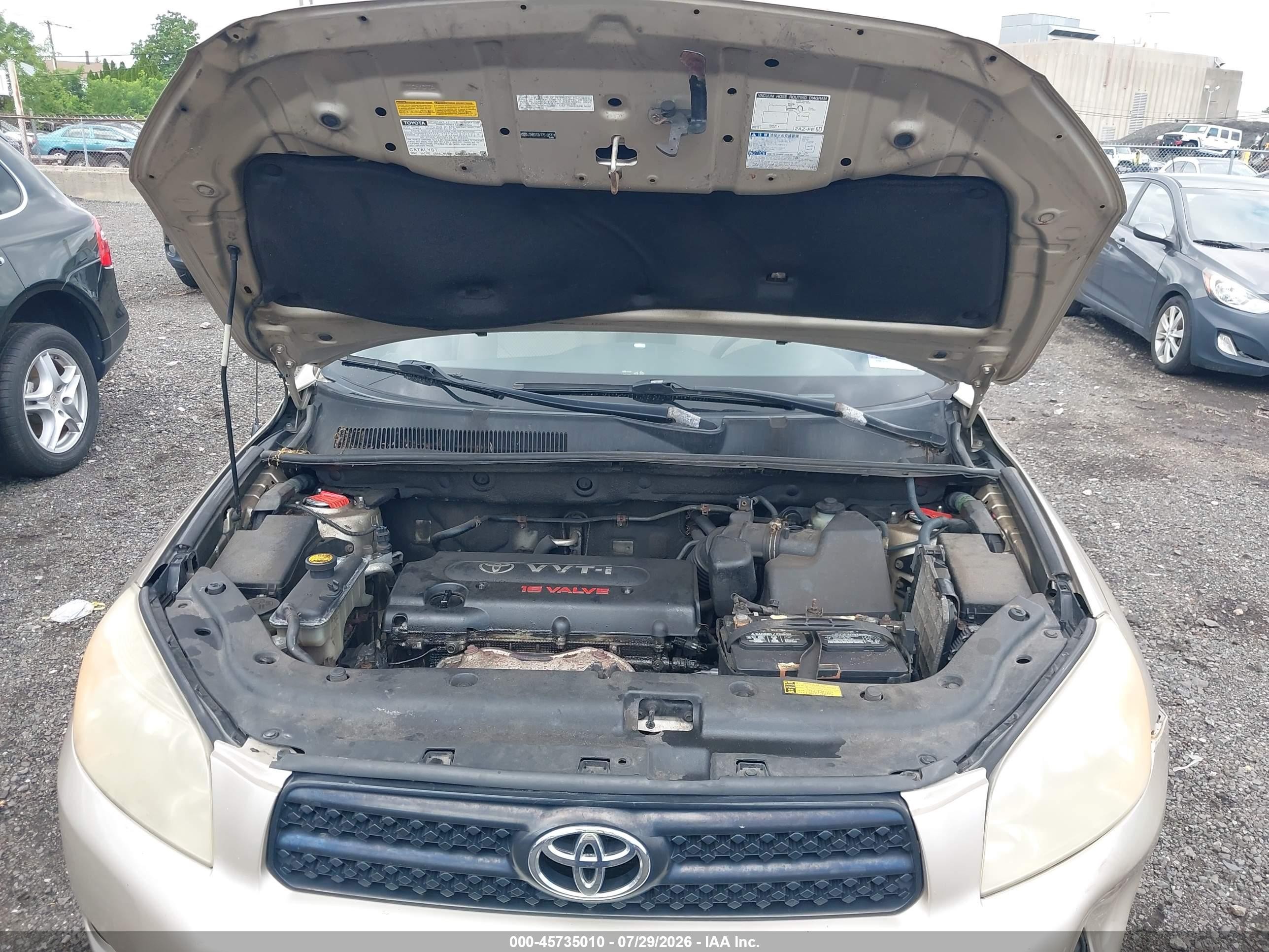2007 Toyota Rav4   Gold vin: JTMBD33V775103774