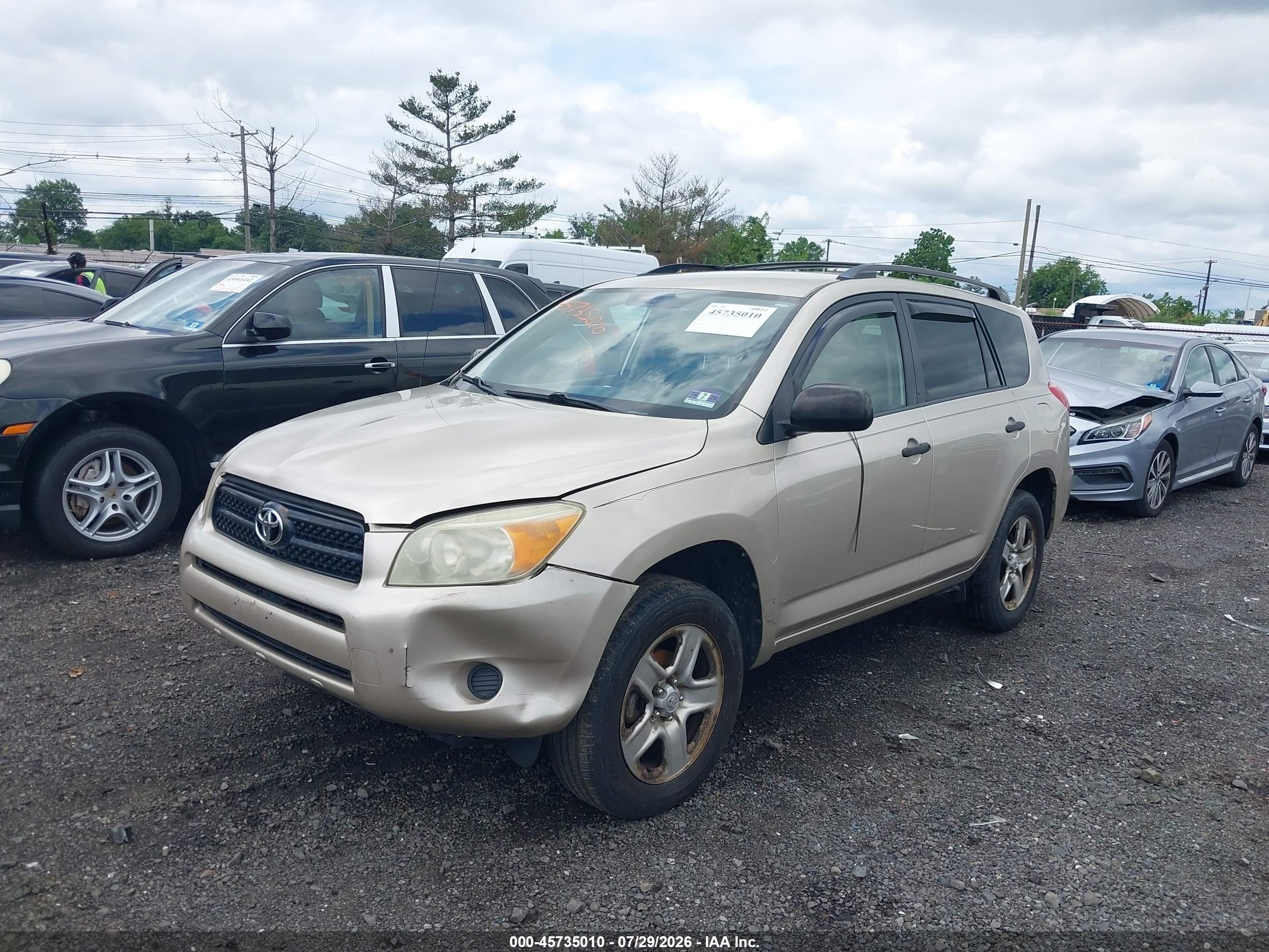 2007 Toyota Rav4   Gold vin: JTMBD33V775103774