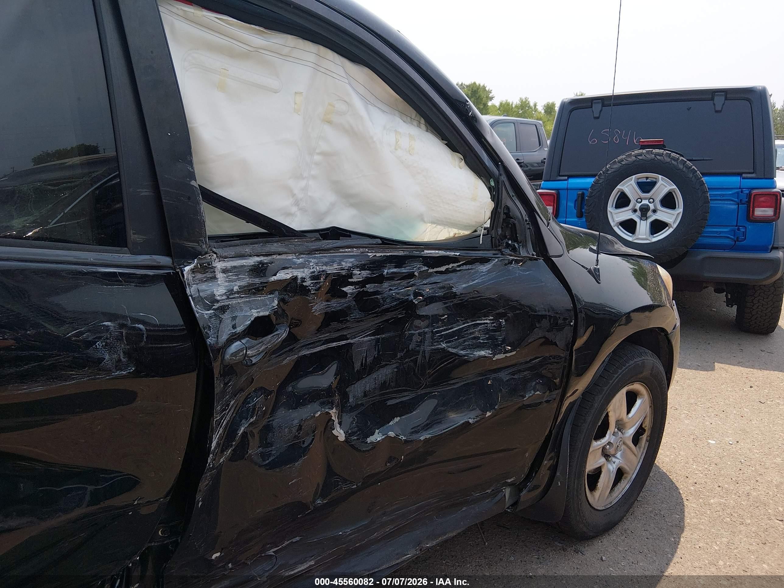 2007 Toyota Rav4   Black vin: JTMBD33V776030237