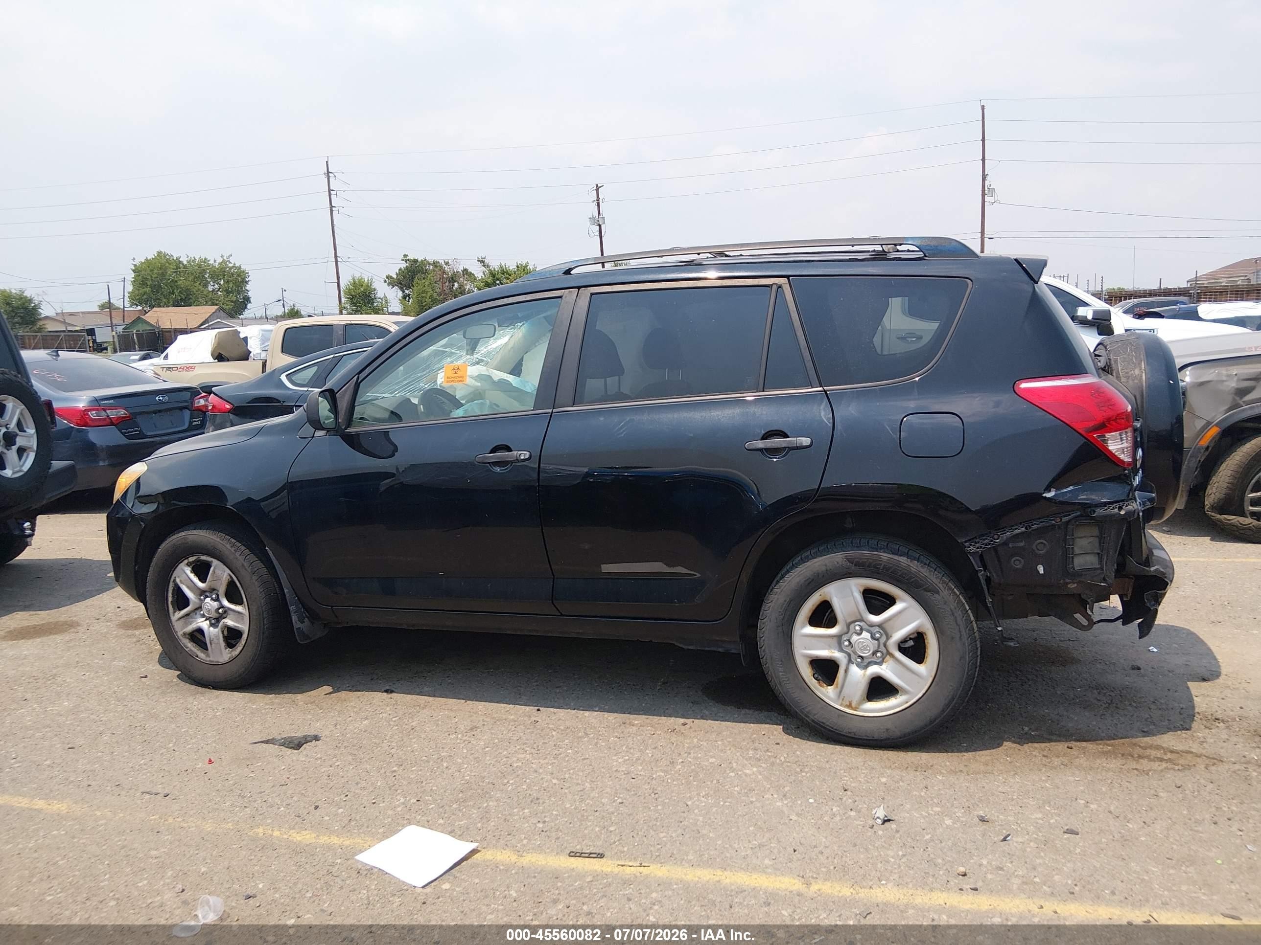 2007 Toyota Rav4   Black vin: JTMBD33V776030237