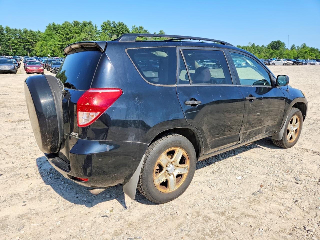 2007 Toyota Rav4 Base Black vin: JTMBD33V776030822