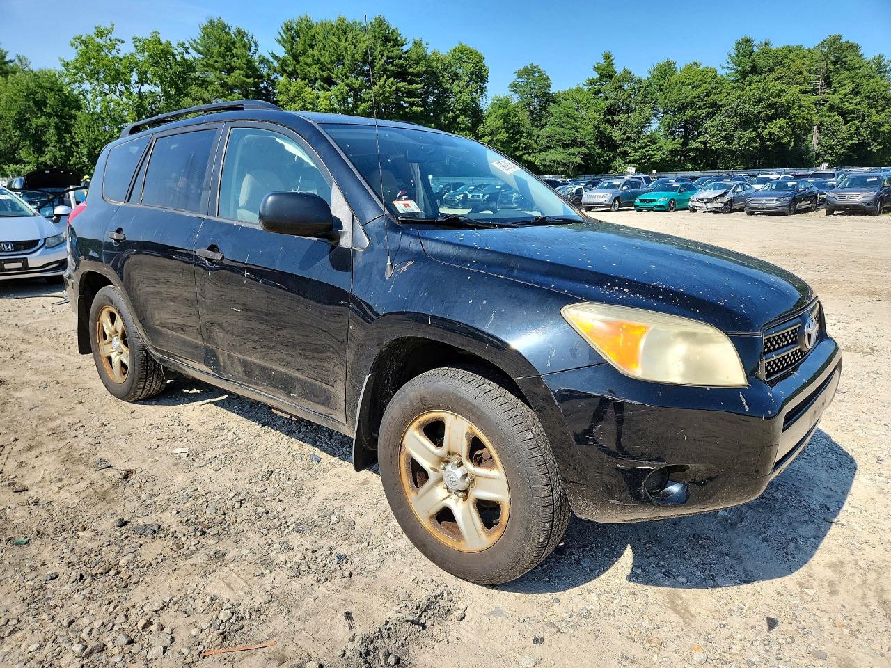 2007 Toyota Rav4 Base Black vin: JTMBD33V776030822