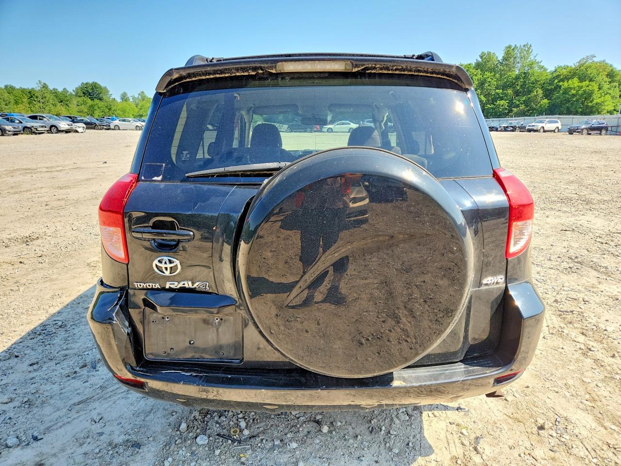 2007 Toyota Rav4 Base Black vin: JTMBD33V776030822