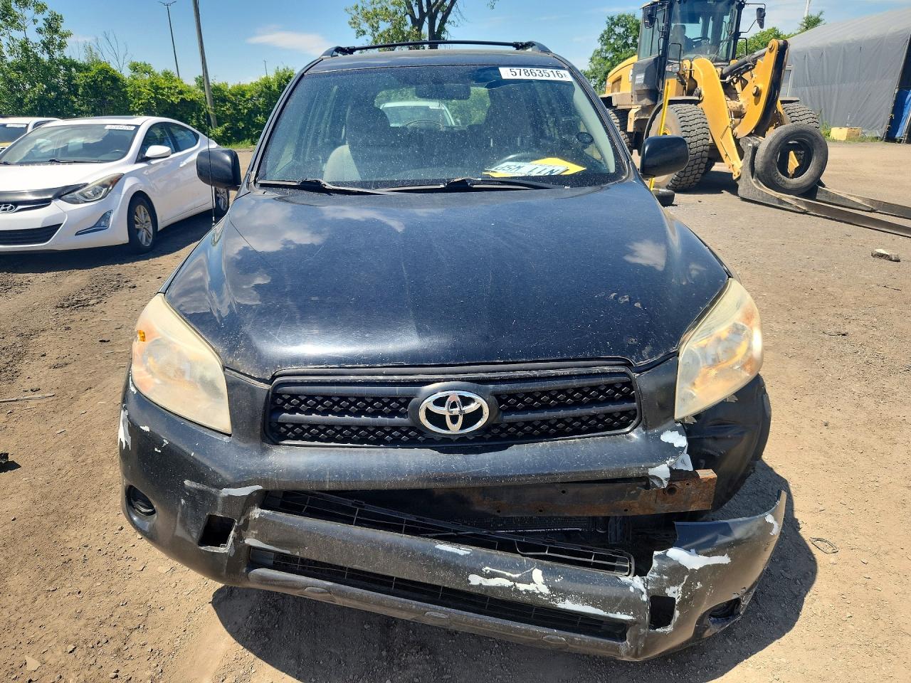 2007 Toyota Rav4 Base Black vin: JTMBD33V776041254