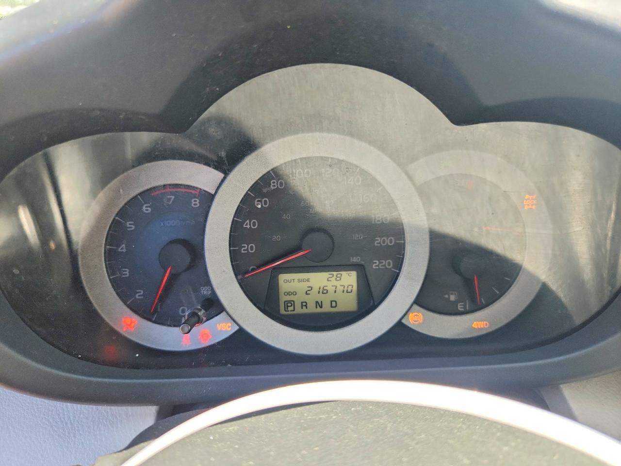 2007 Toyota Rav4 Base Black vin: JTMBD33V776041254