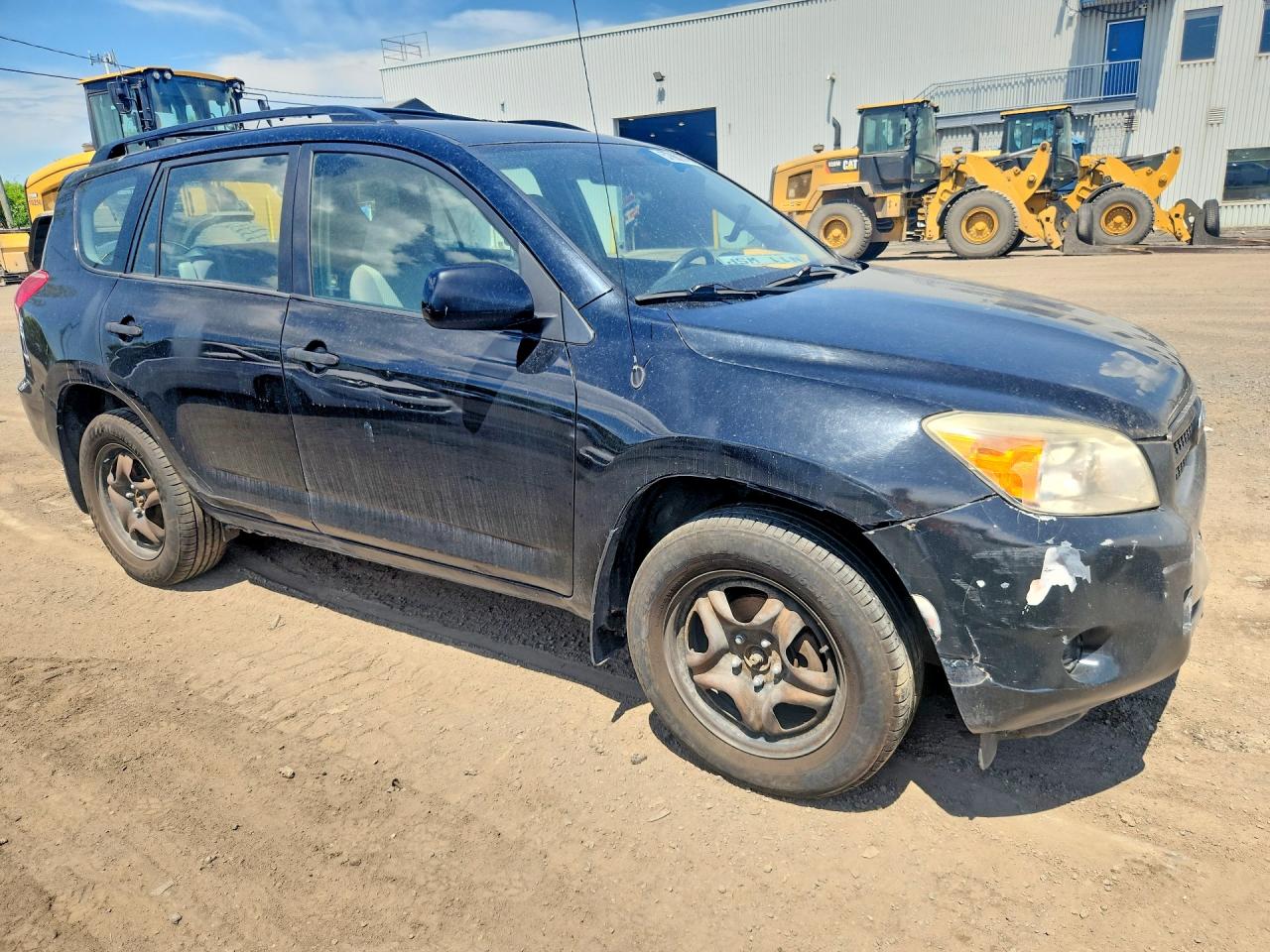 2007 Toyota Rav4 Base Black vin: JTMBD33V776041254