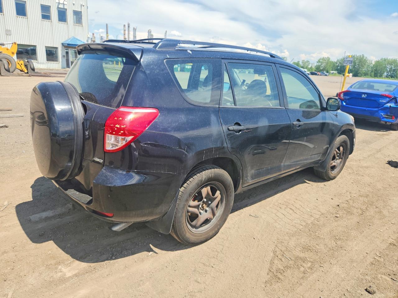 2007 Toyota Rav4 Base Black vin: JTMBD33V776041254