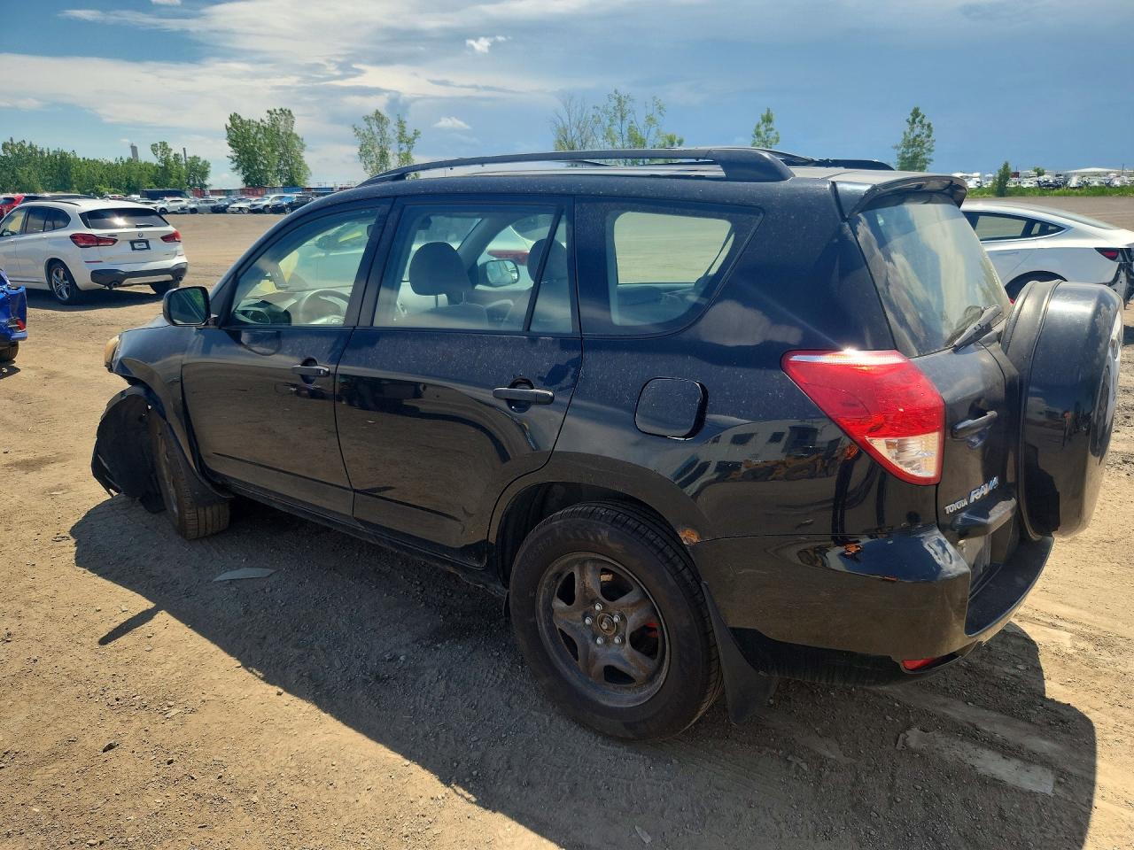 2007 Toyota Rav4 Base Black vin: JTMBD33V776041254