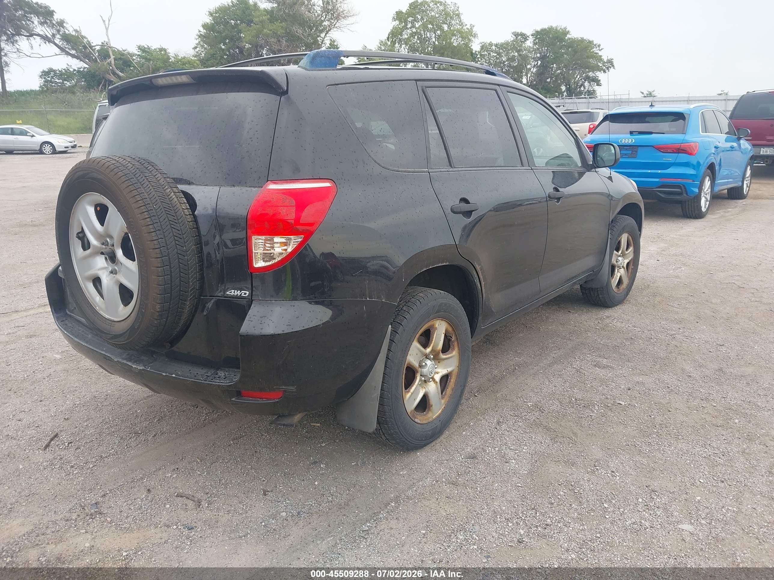 2008 Toyota Rav4   Gray vin: JTMBD33V785141717