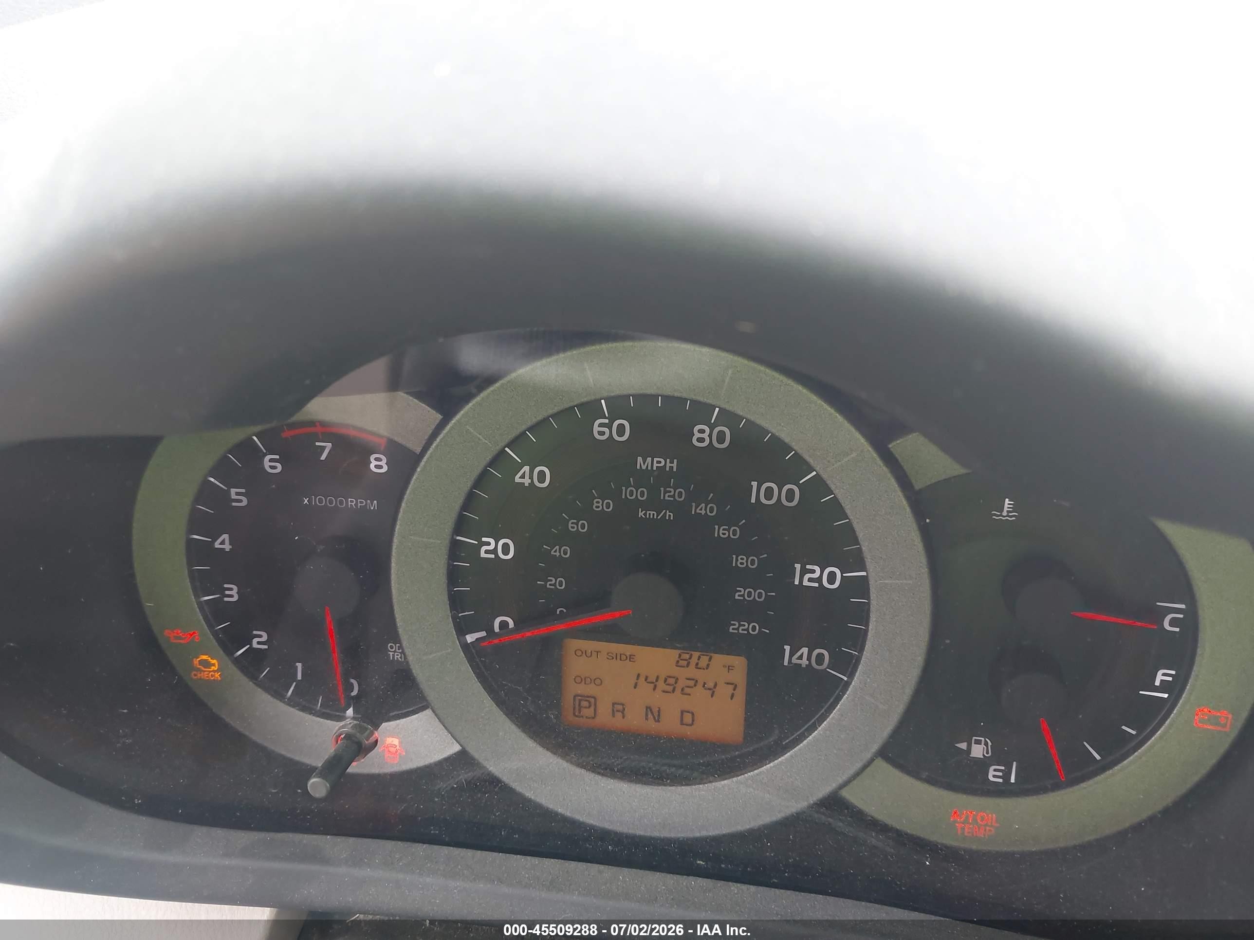 2008 Toyota Rav4   Gray vin: JTMBD33V785141717