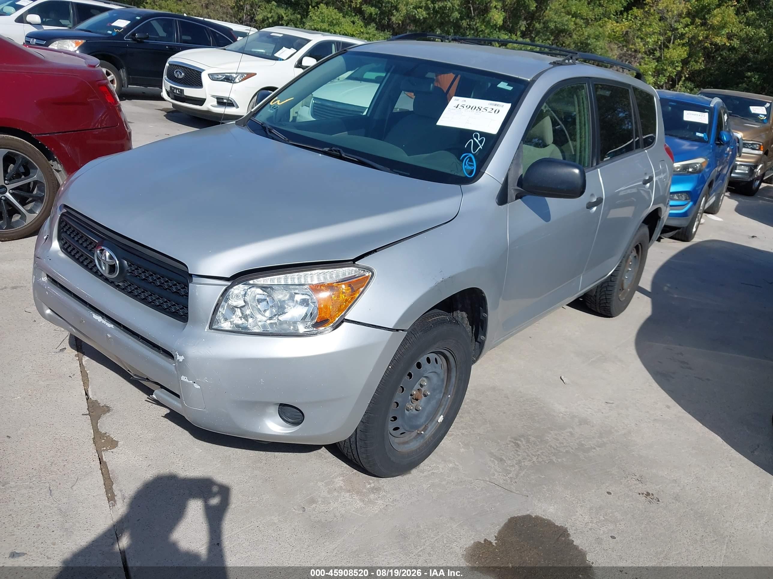 2008 Toyota Rav4   Silver vin: JTMBD33V785185040