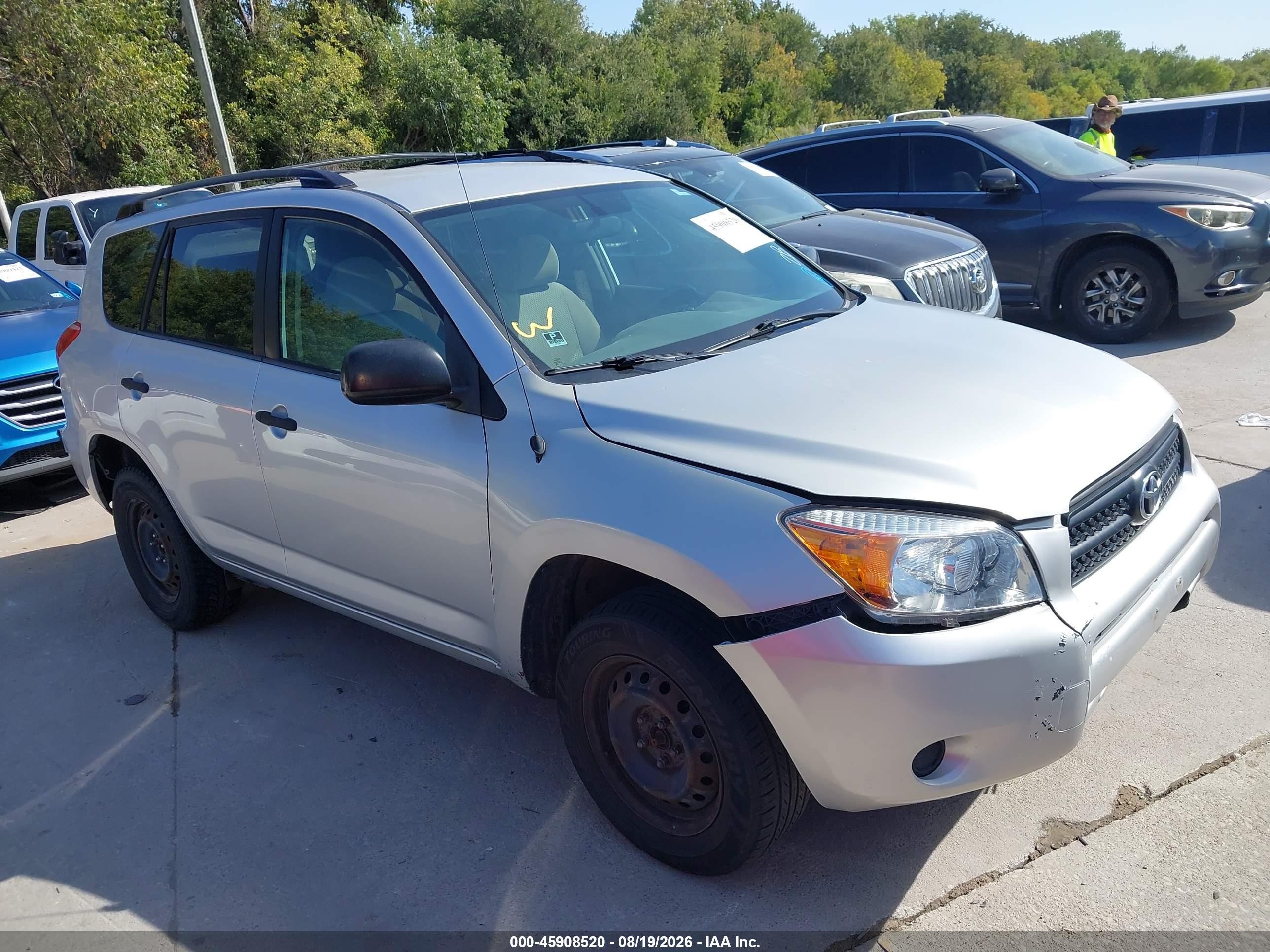 2008 Toyota Rav4   Silver vin: JTMBD33V785185040
