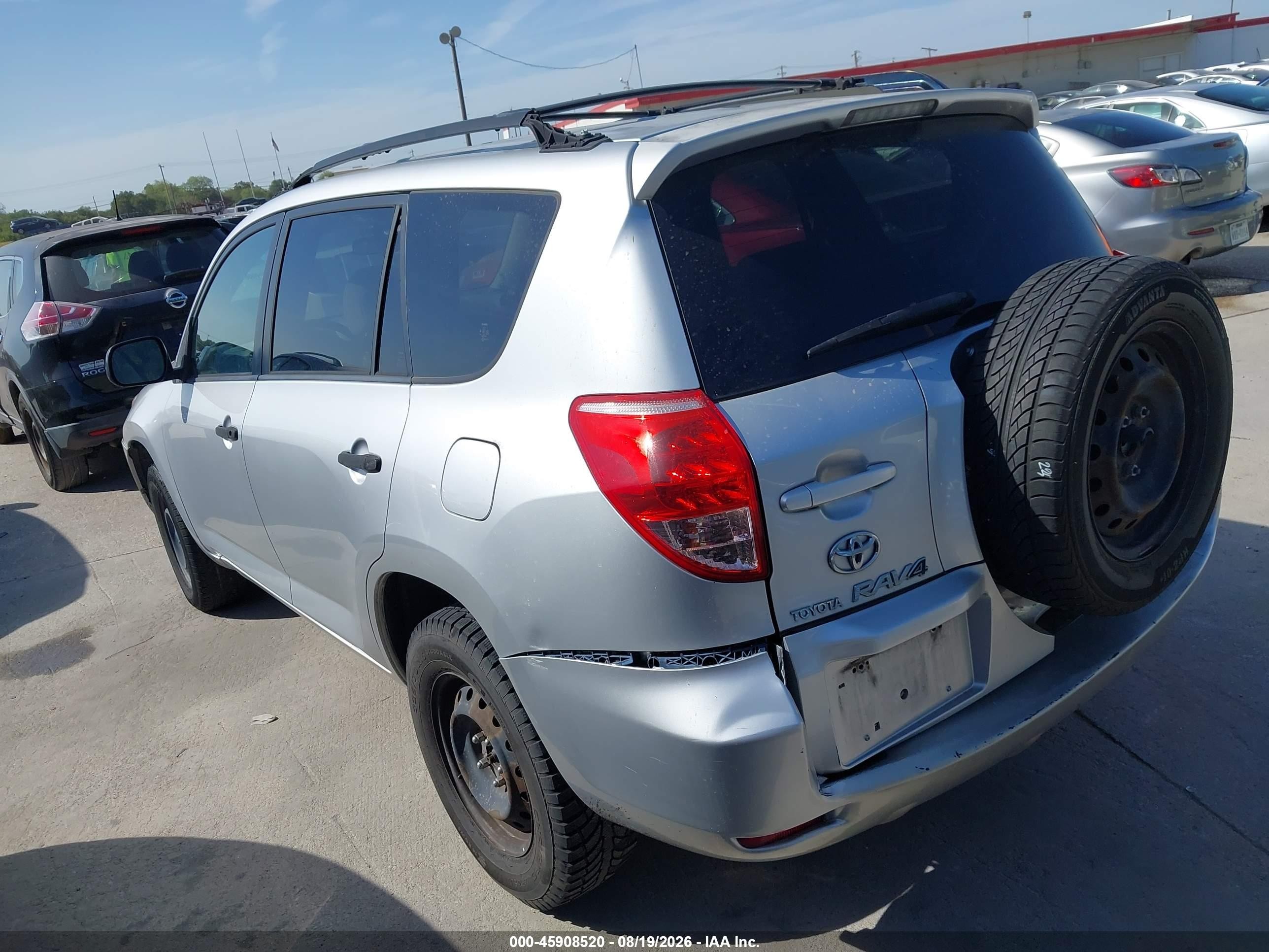 2008 Toyota Rav4   Silver vin: JTMBD33V785185040