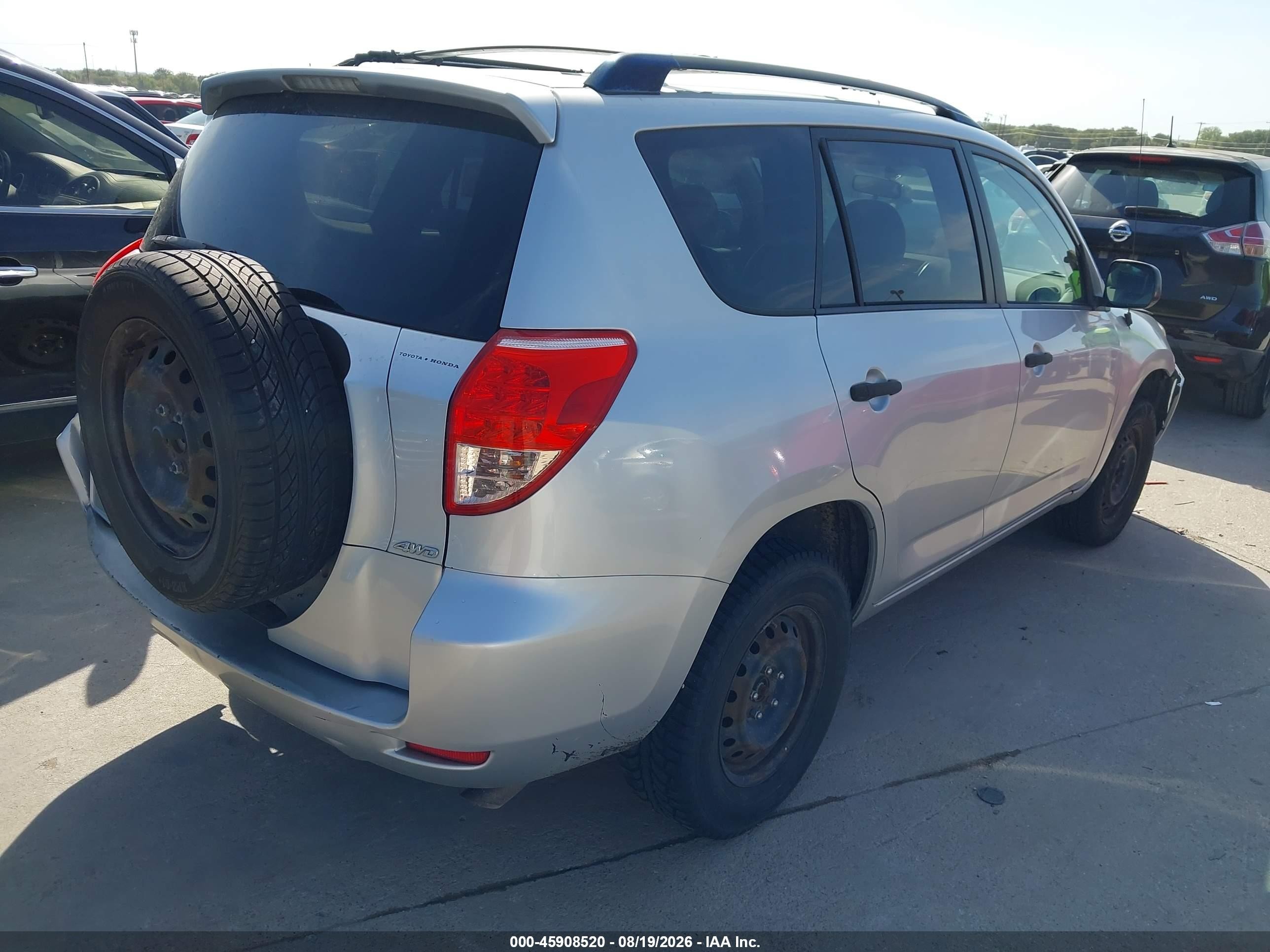 2008 Toyota Rav4   Silver vin: JTMBD33V785185040