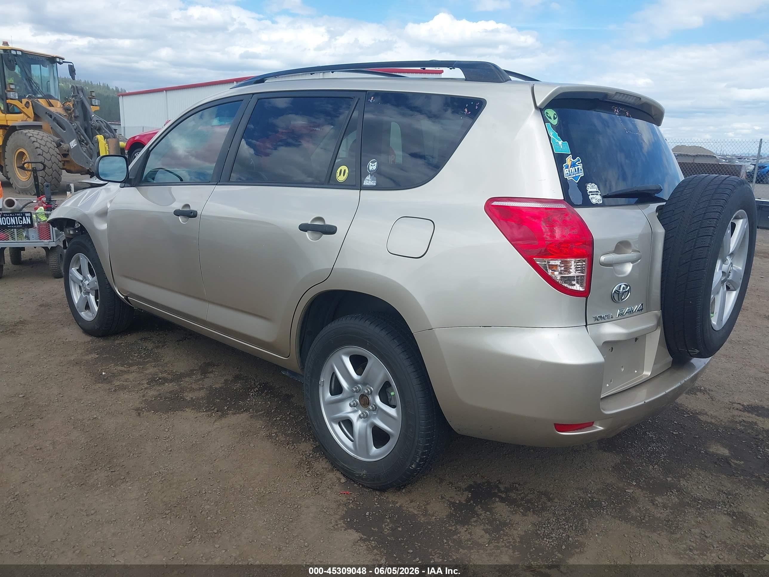 2008 Toyota Rav4   Gold vin: JTMBD33V785188262