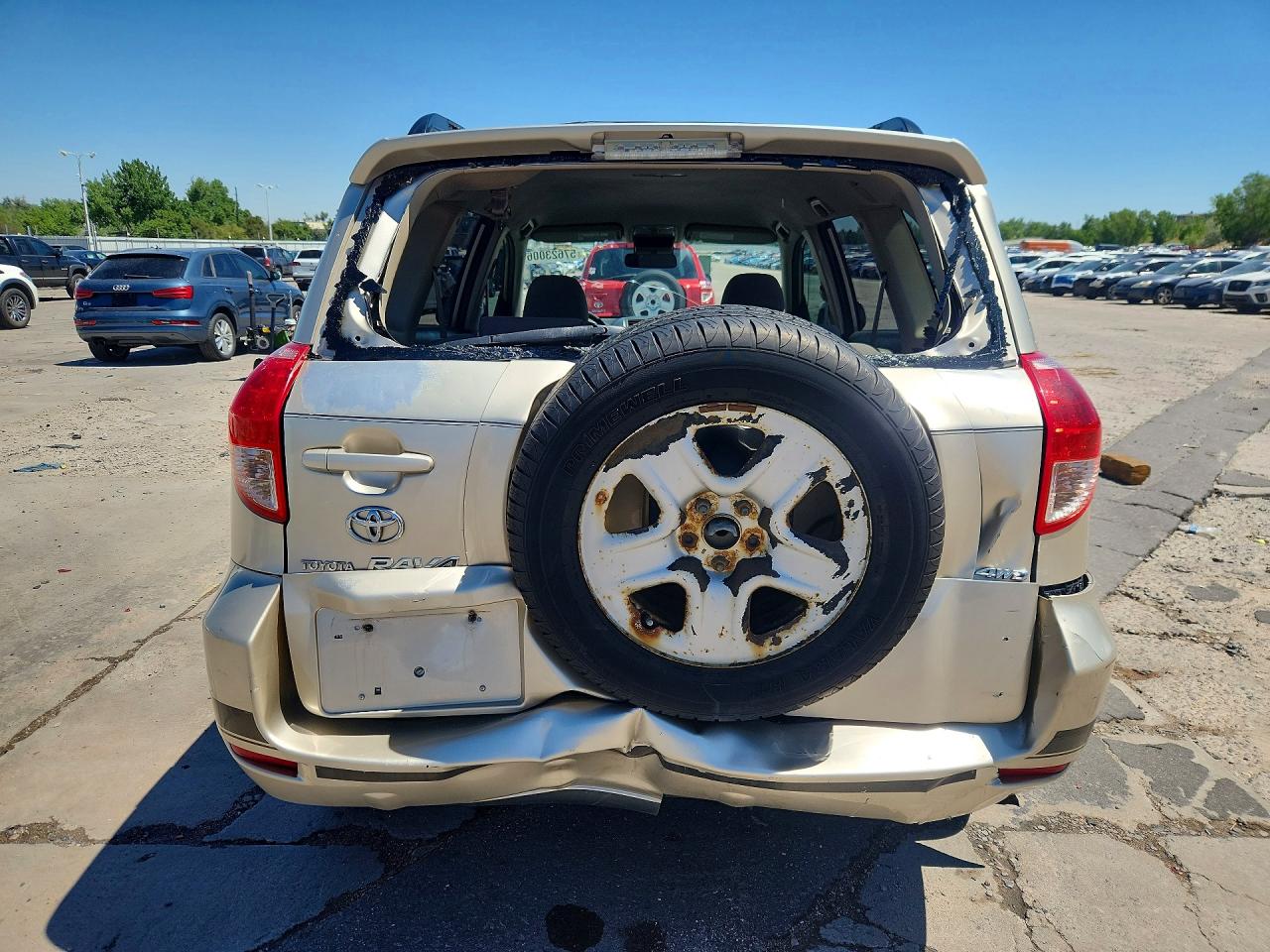 2008 Toyota Rav4 Base Tan vin: JTMBD33V786056483