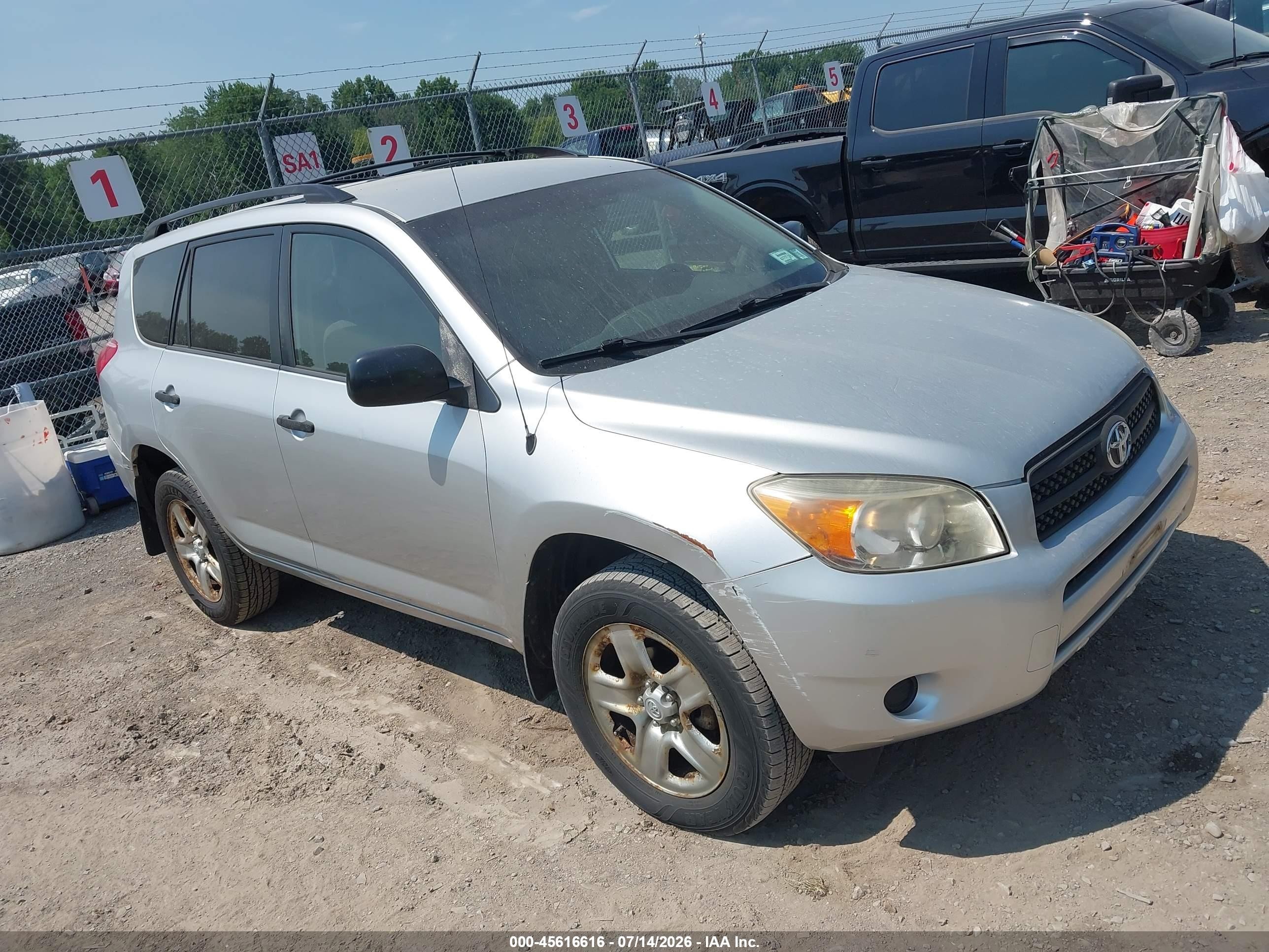 2008 Toyota Rav4   Silver vin: JTMBD33V786060226