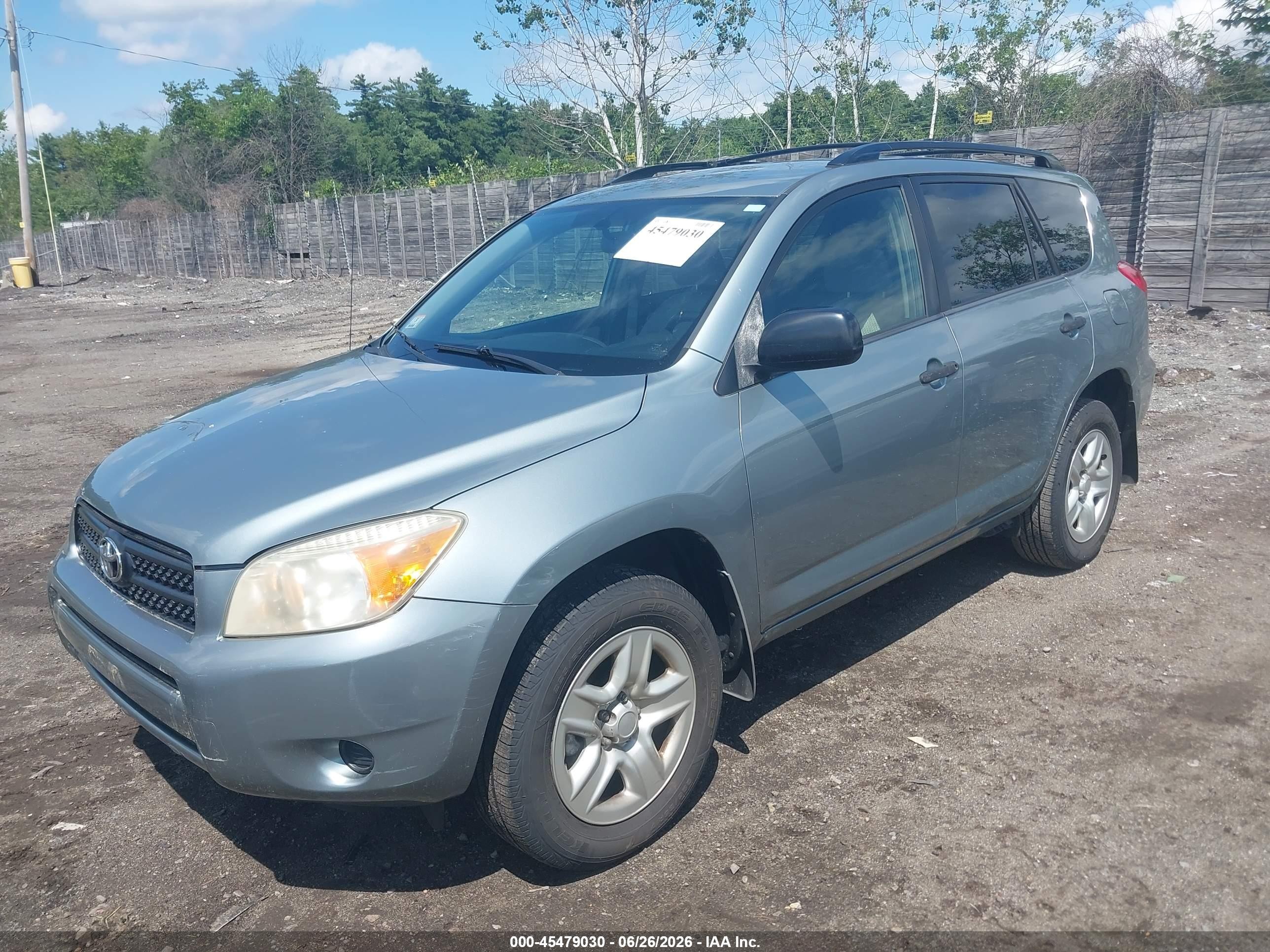2008 Toyota Rav4   Turquoise vin: JTMBD33V786062266