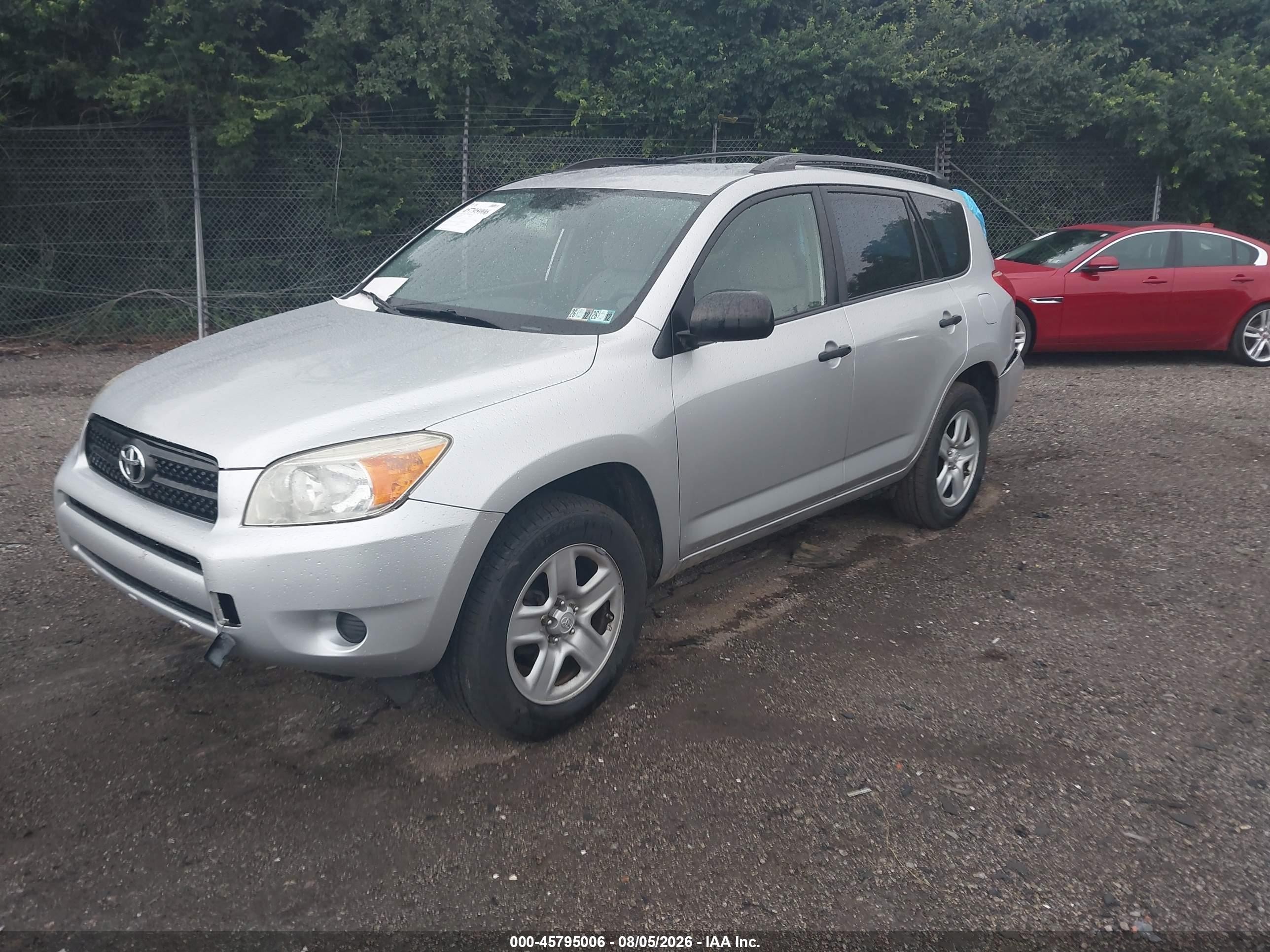 2008 Toyota Rav4   Silver vin: JTMBD33V786064387
