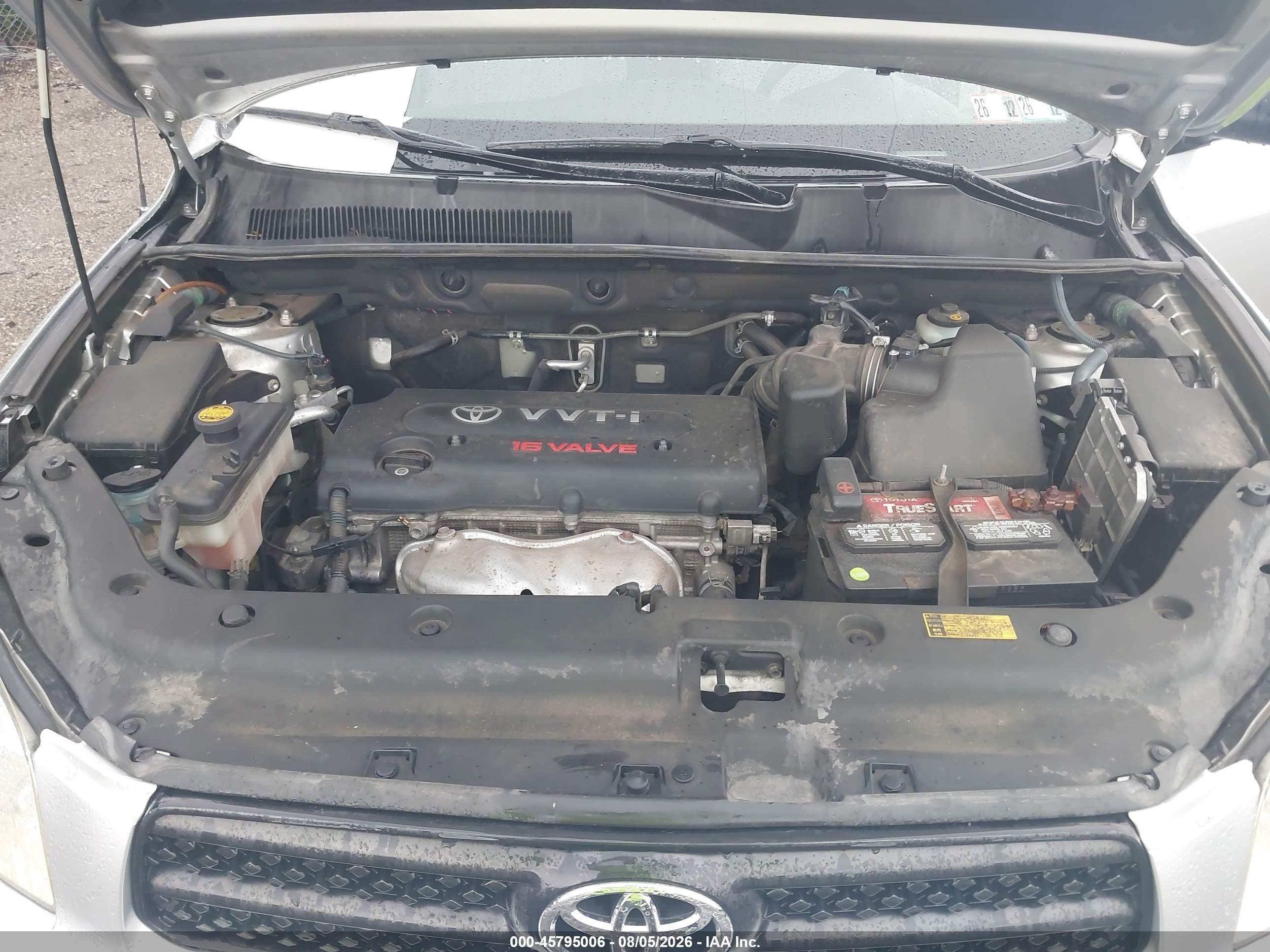 2008 Toyota Rav4   Silver vin: JTMBD33V786064387