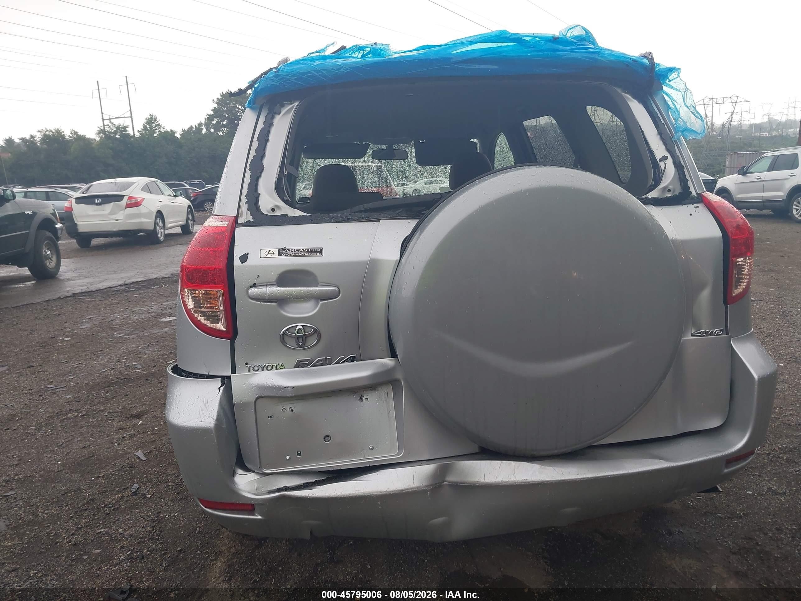 2008 Toyota Rav4   Silver vin: JTMBD33V786064387