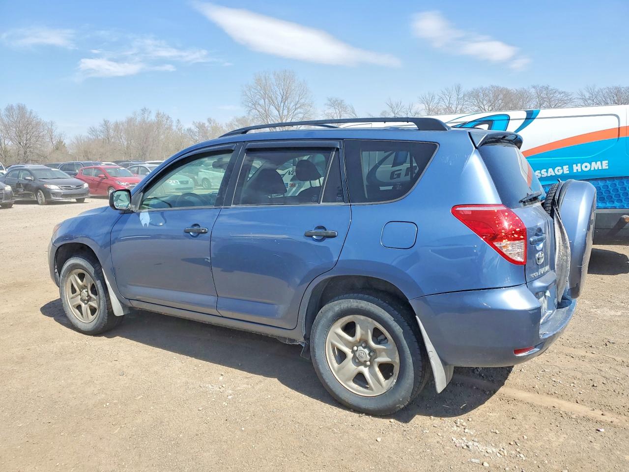 2008 Toyota Rav4 Base Синий vin: JTMBD33V786067189
