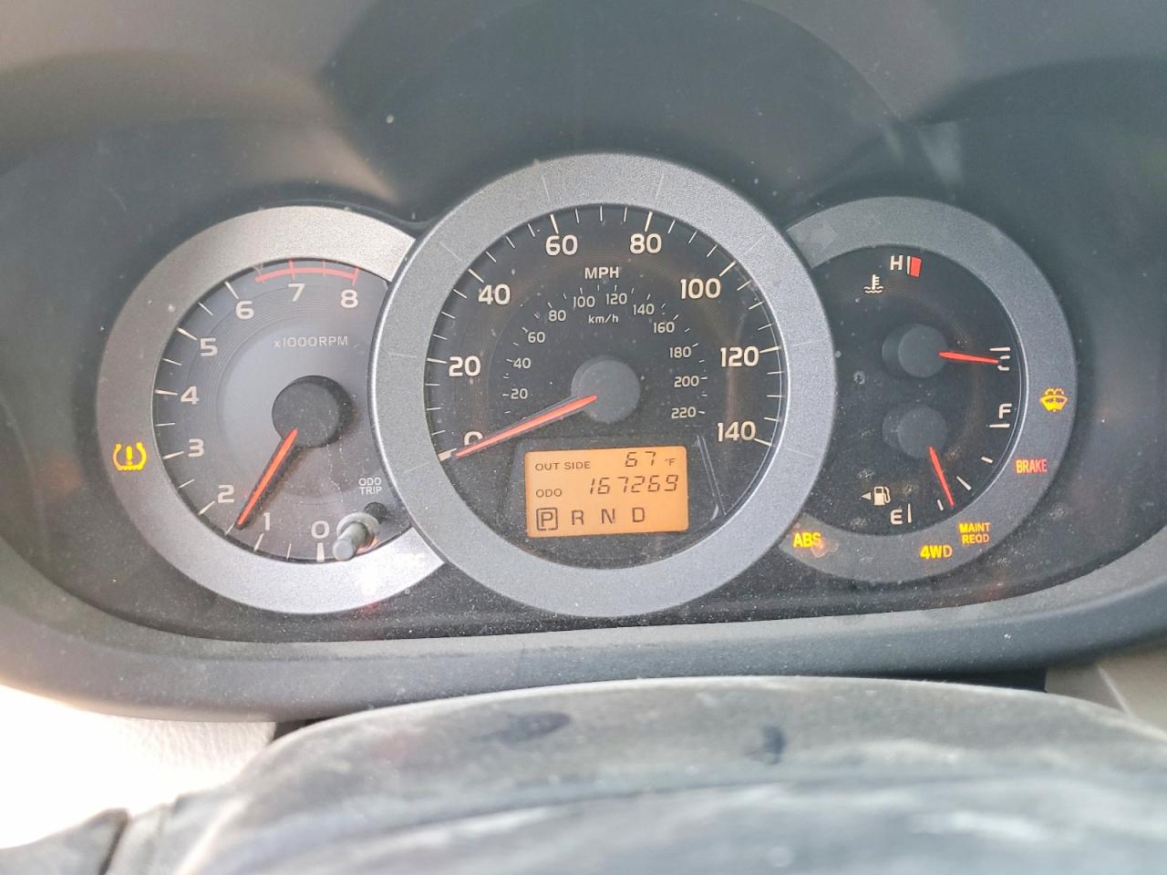 2008 Toyota Rav4 Base Синий vin: JTMBD33V786067189